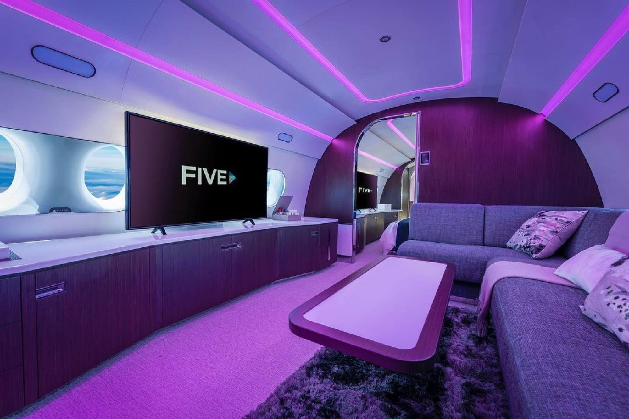 Inside Dubai s New Private Jet That Hosts Parties In The Sky Fly Five 