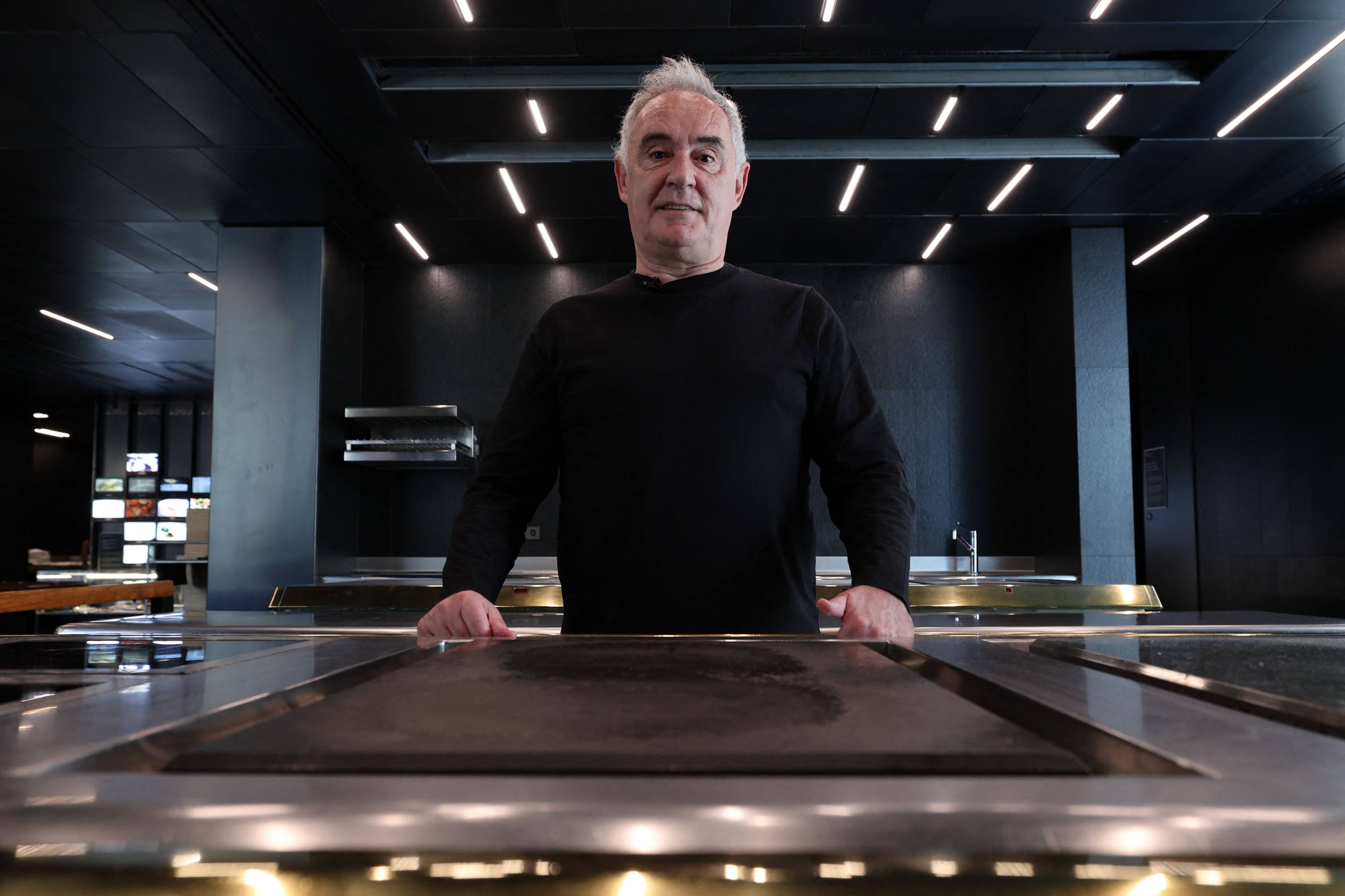 Spanish chef Ferran Adria in the former kitchen of the El Bulli restaurant, transformed into “elBulli1846” museum in May 2023. Before it closed its doors over a decade ago, El Bulli was repeatedly voted the best restaurant in the world. Photo: AFP