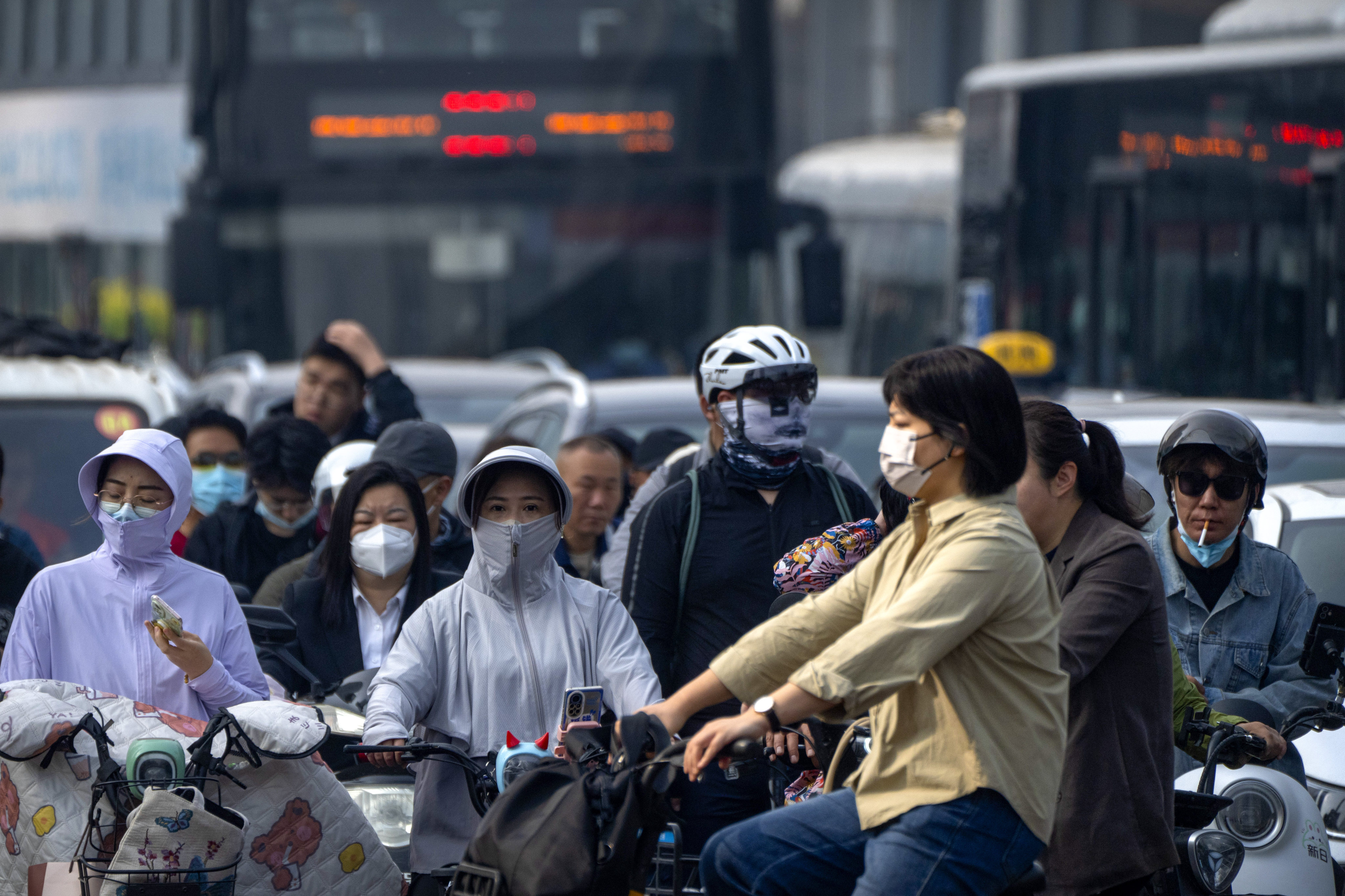 Some 112 million people are expected to be infected with the virus during China’s current outbreak, according to Airfinity. Photo: AP