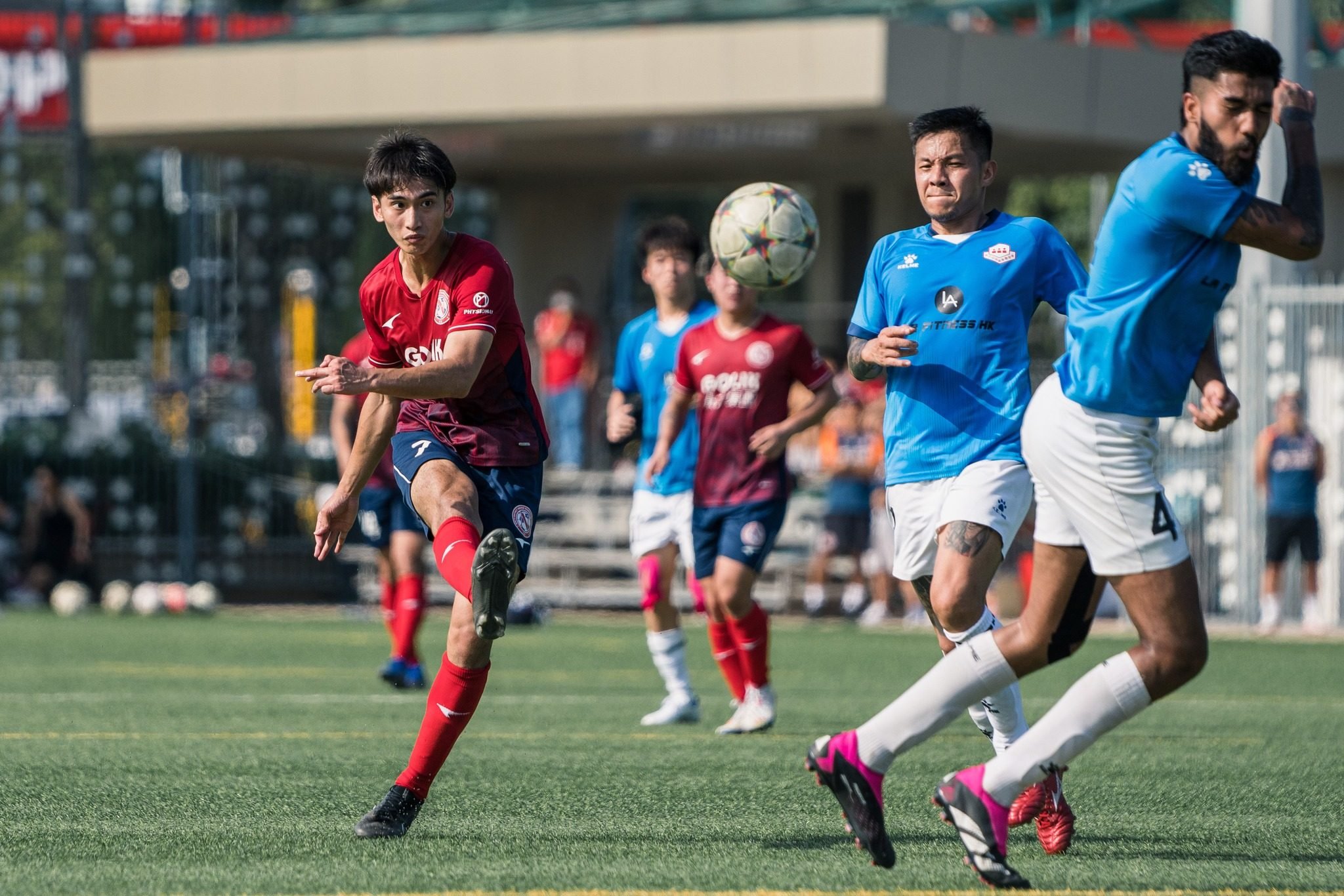 Fong Chun-yip scored 13 goals for North District last season in the First Division. Photo: Handout