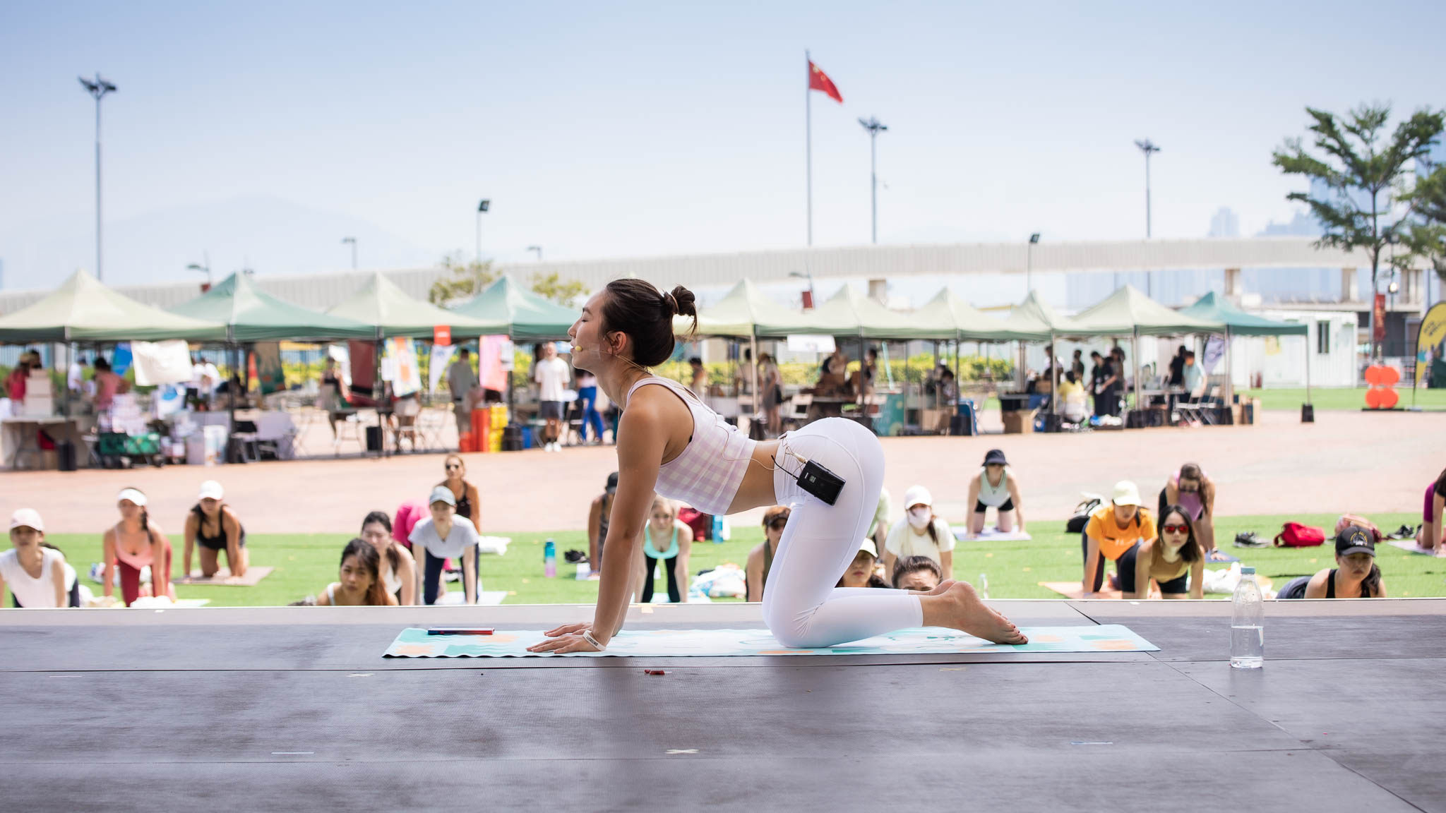 The “Fit & Well Festival 2.0” in Hong Kong is a two-night event featuring a dance party on June 16, 2023, and a moonlight yoga event on July 7, 2023. Photo: Denny Chan