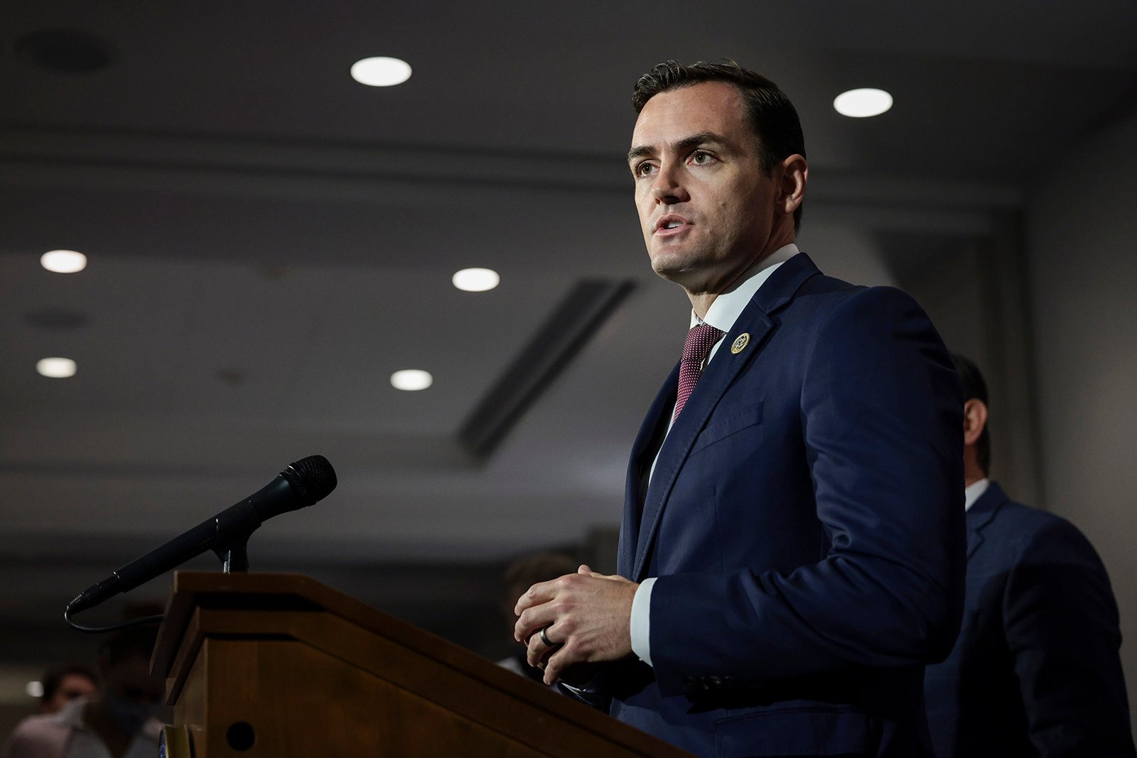 US Representative Mike Gallagher, the chairman of the House select committee on China, has sought information from the Pentagon and Alfred University in upstate New York. Photo: Getty Images/TNS