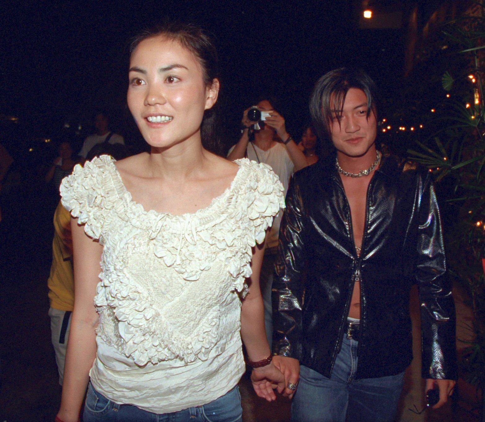 Faye Wong with Nicholas Tse in 2000. Photo: SCMP Archive