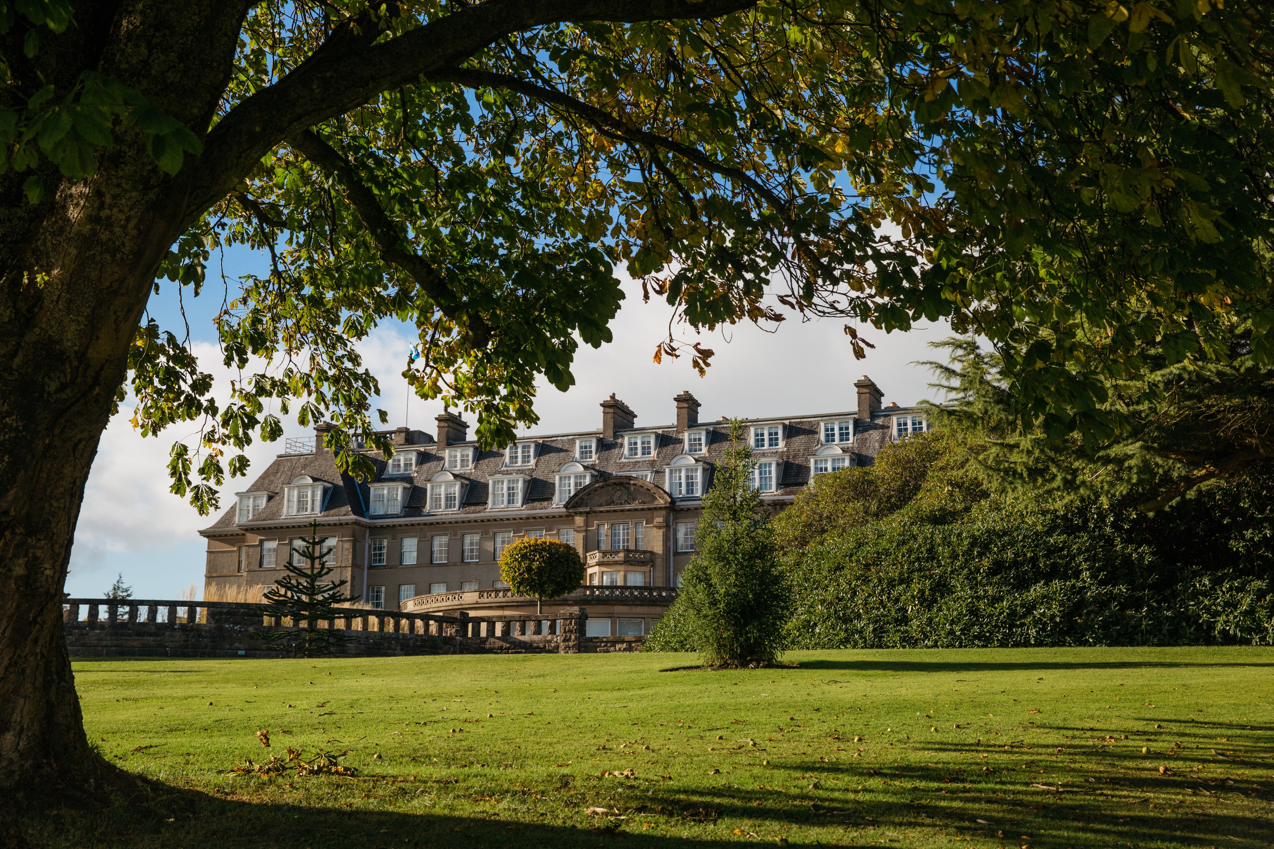 Gleneagles, Scotland, one of the locations used in the filming of HBO’s Succession. Photo: HBO GO