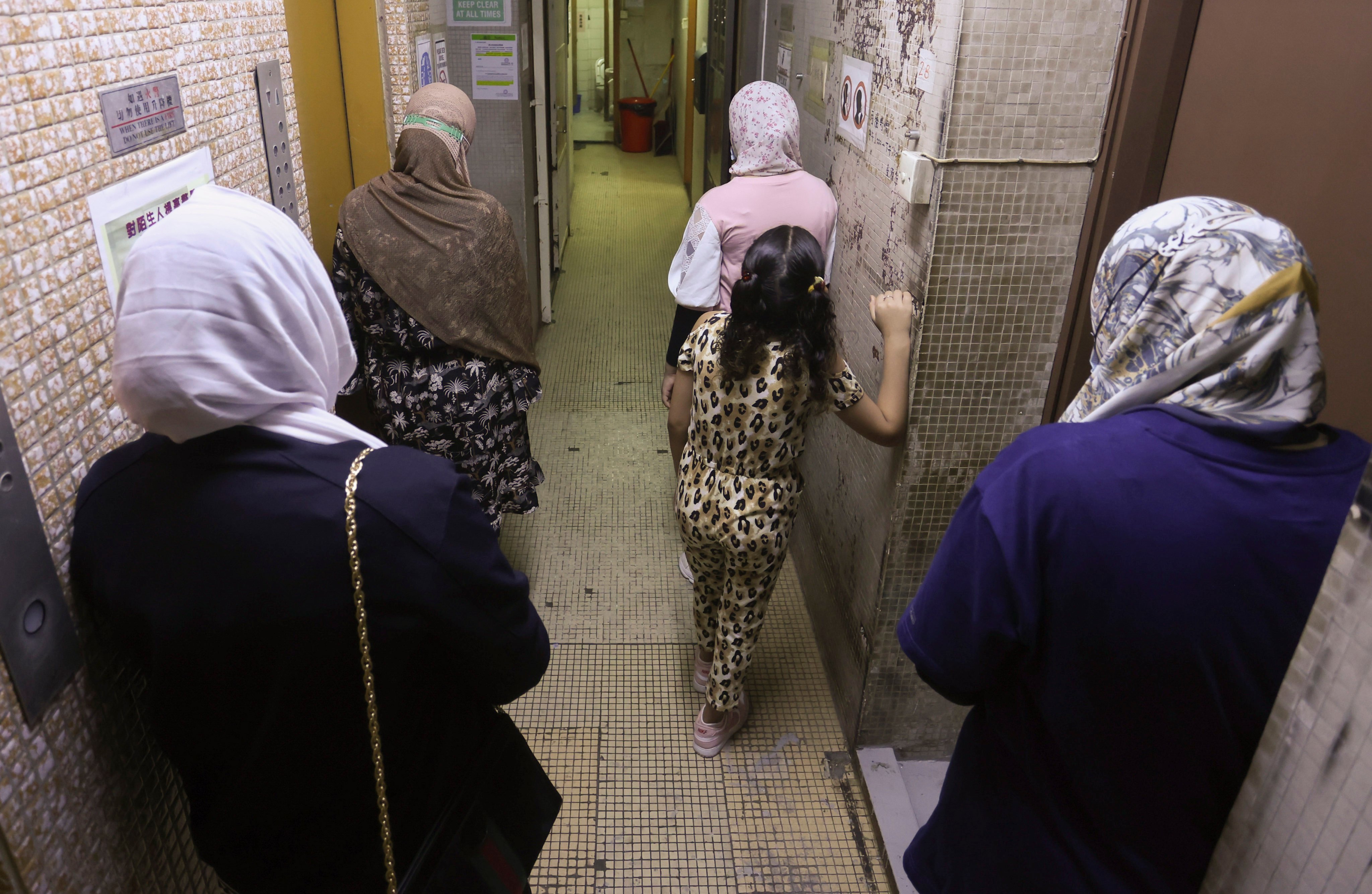 The Amer family from Egypt is struggling to survive in Hong Kong. Photo: Jonathan Wong