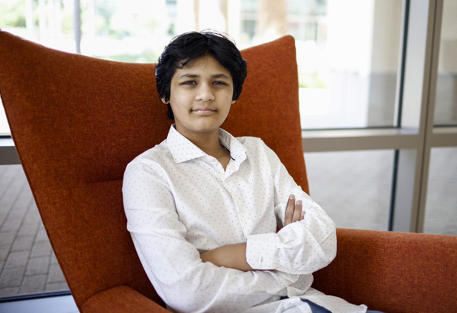 Kairan Quazi, 14, will soon graduate from Santa Clara University begin a job as SpaceX’s youngest software engineer. Photo: TNS
