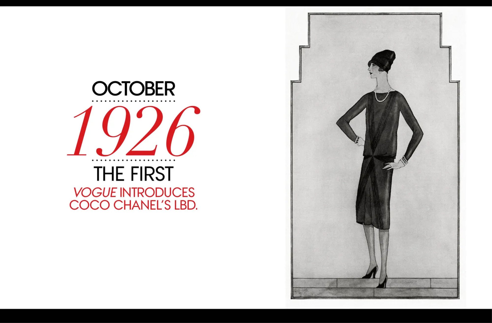 coco chanel black dress 1926