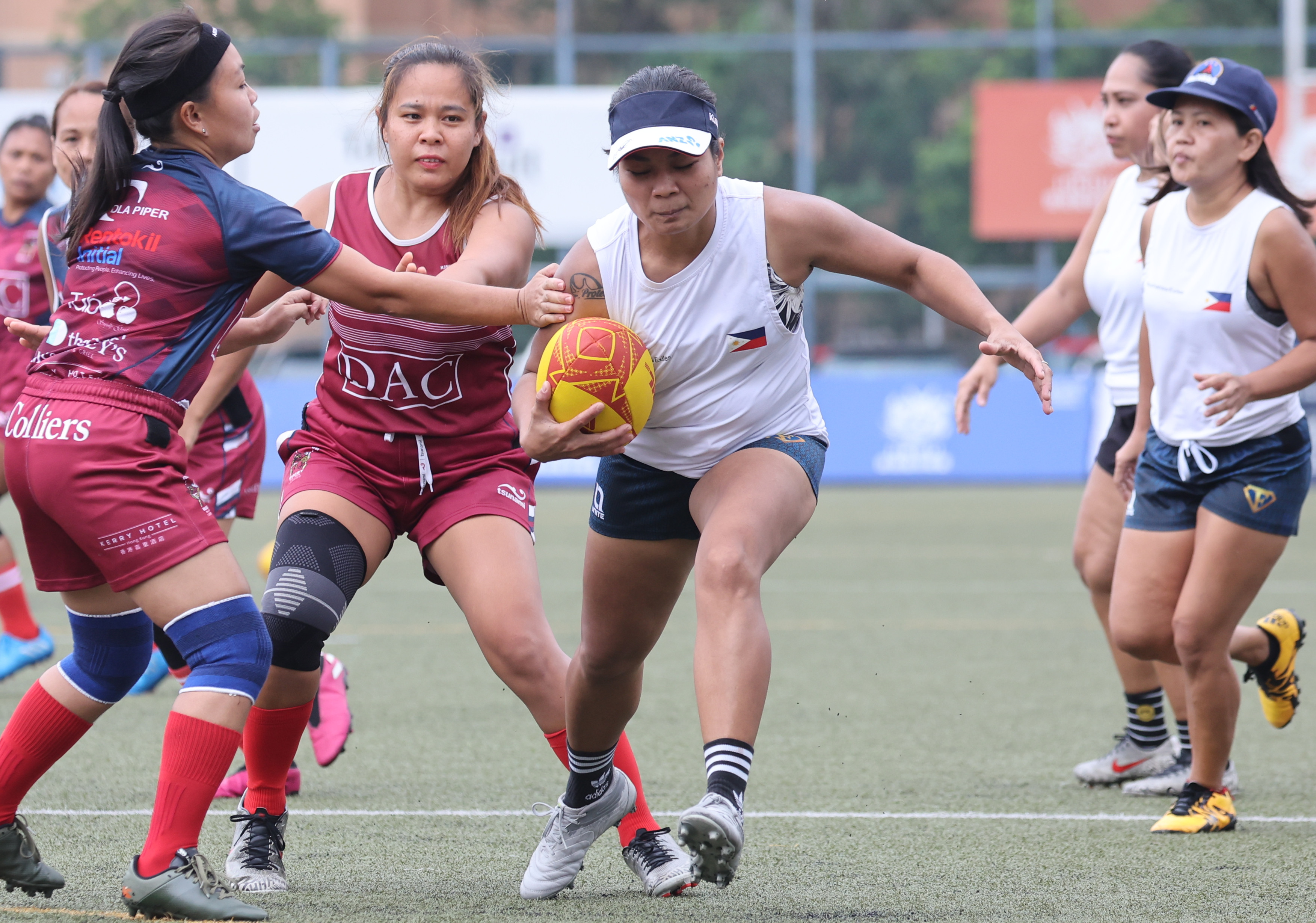 Foreign domestic workers in Hong Kong put up an exhibition match at last year’s Fat Boy 10s rugby tournament, at King’s Park in Kowloon on September 10. Domestic workers are also daughters, sisters and mothers, and have accomplishments of their own. Photo: Edmond So