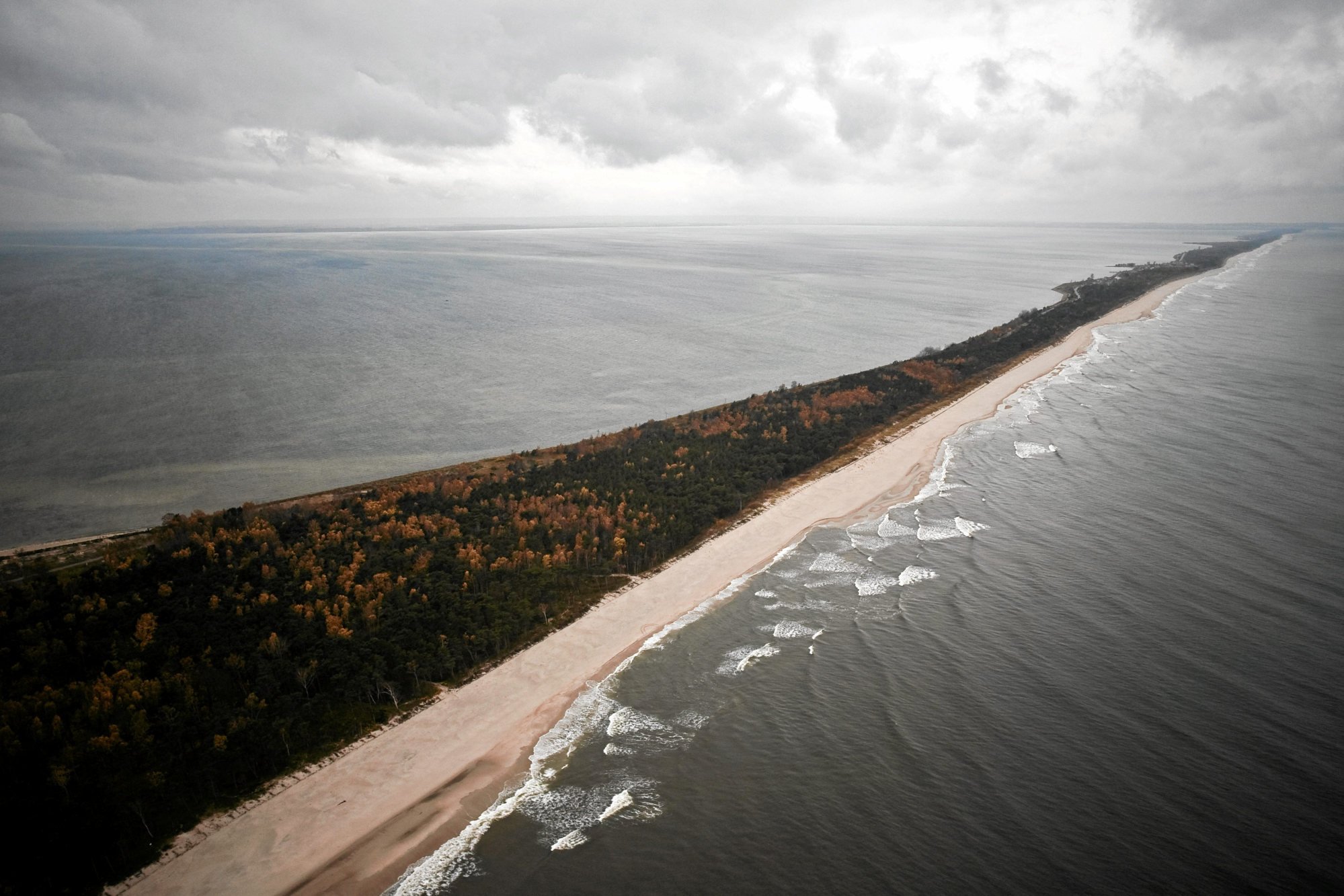 A general view of Poland’s Hel Peninsula in November 2010. Photo: Agencja Wyborcza via Reuters