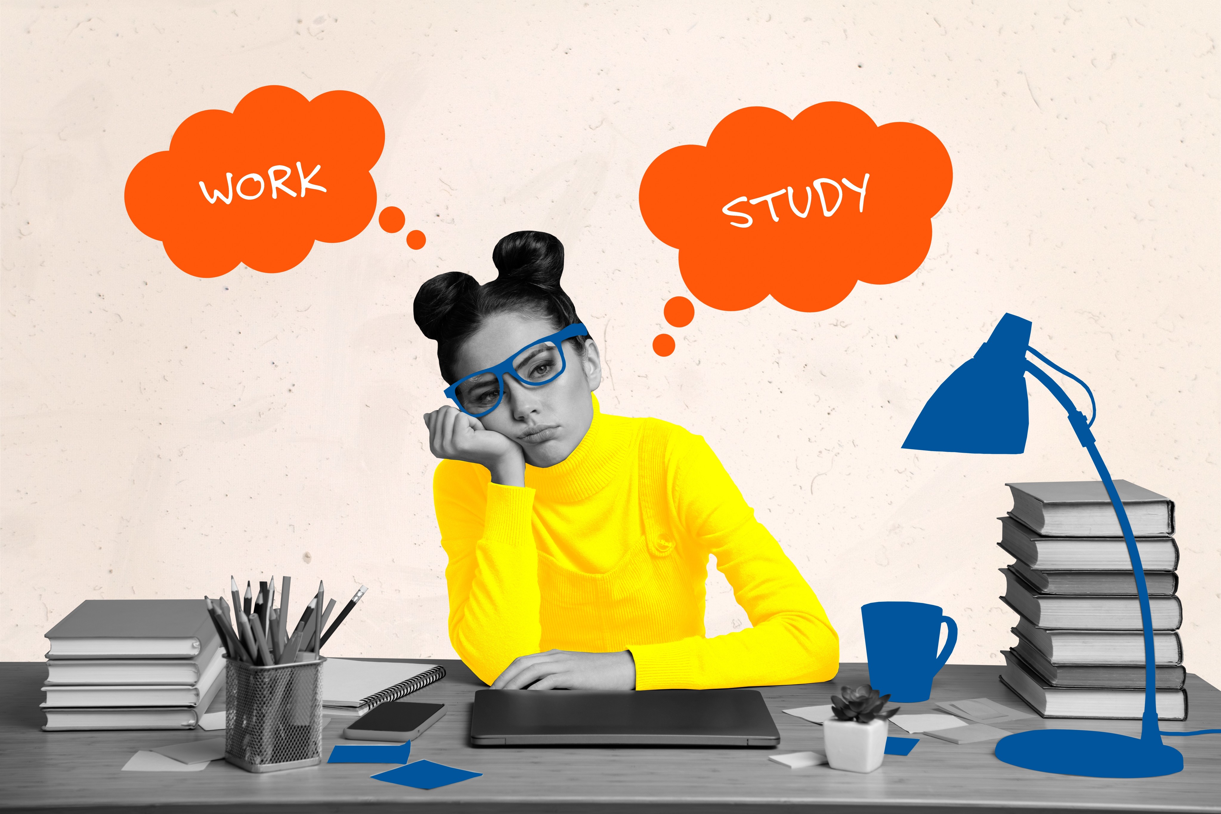 Is it possible to balance being a full-time student with working a part-time job? Photo: Shutterstock
