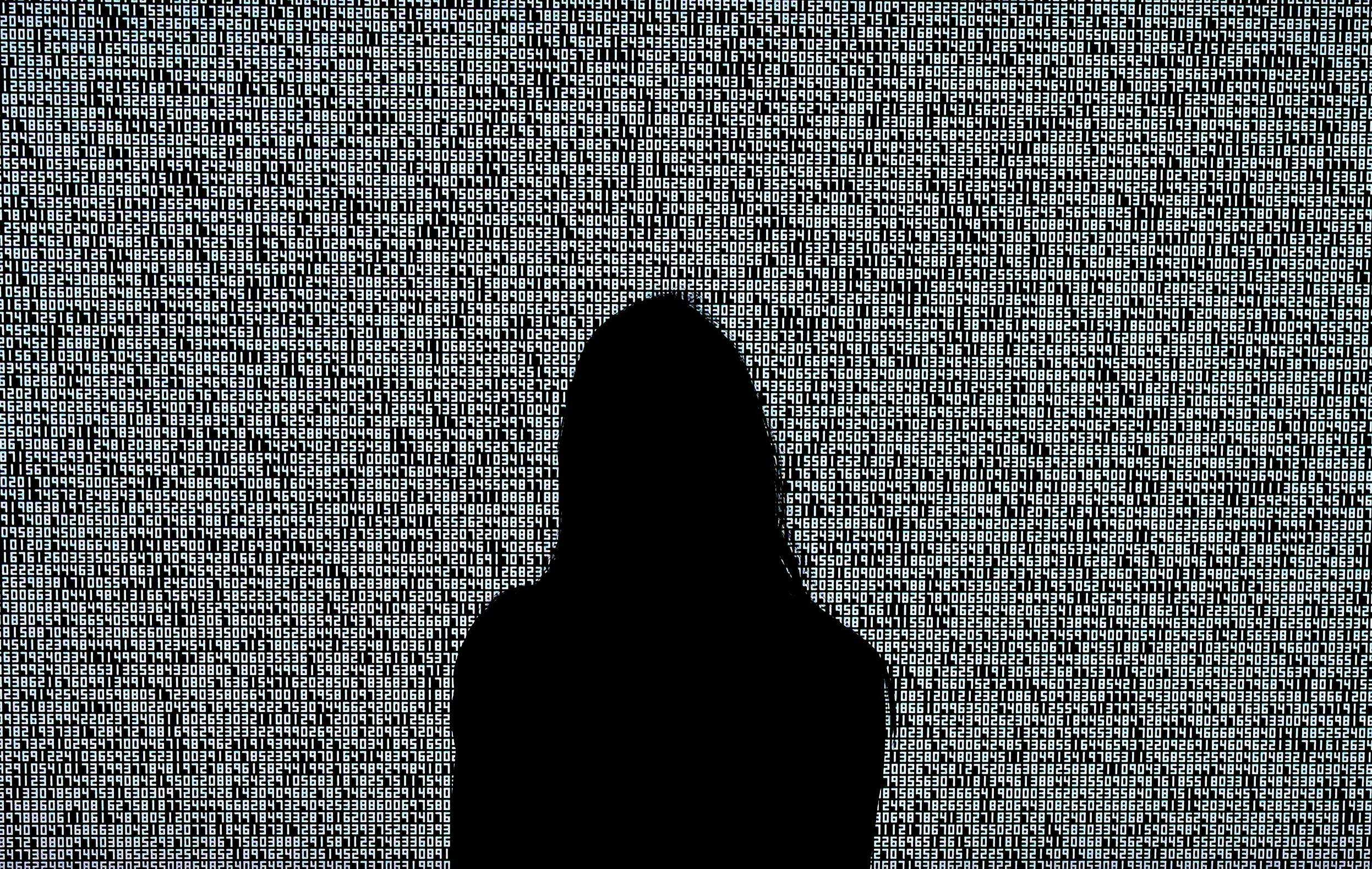 A woman looks at a NFT by Ryoji Ikeda titled “A Single Number That Has 10,000,086 Digits” on June 4, 2021, at Sotheby’s. Photo: AFP