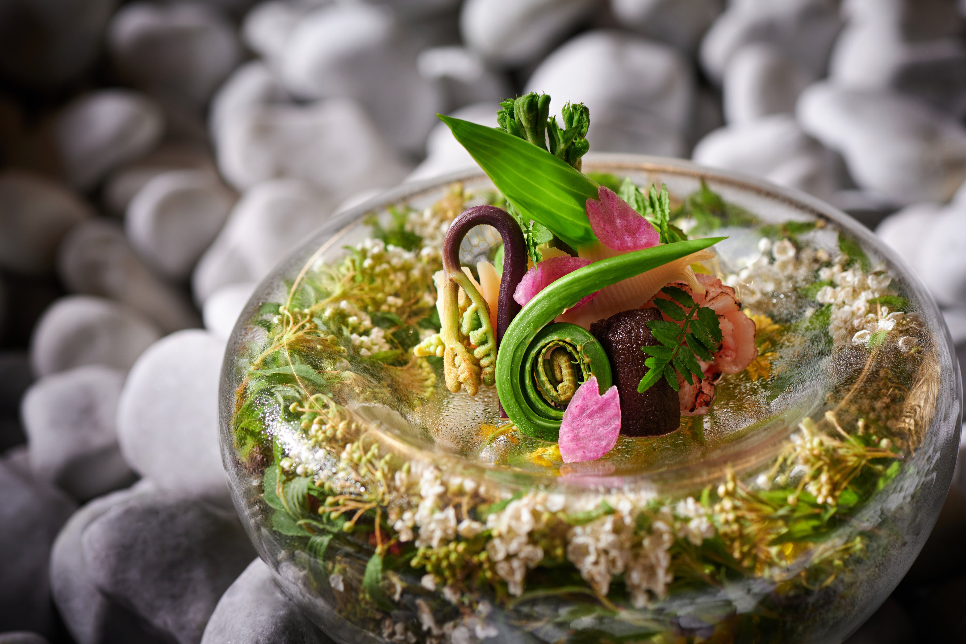 The creative dishes at Mizumi, in Wynn Palace, earned it two Michelin stars in this year’s guide. Photo: Handout