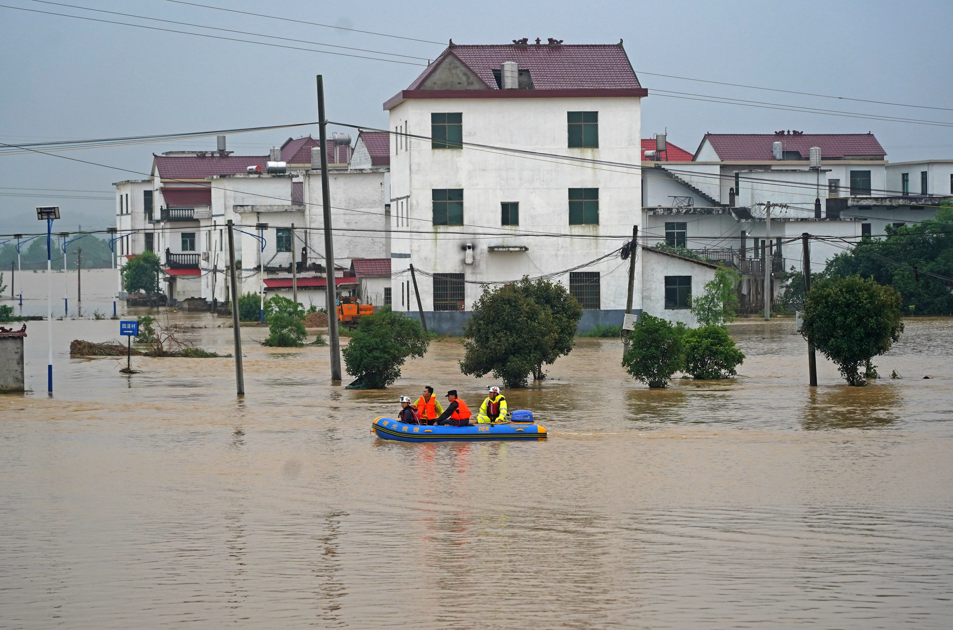 Extreme weather, including flooding last month in Jiangxi province (pictured), has taken a toll on agriculture in China’s critical growing regions. Photo: Xinhua