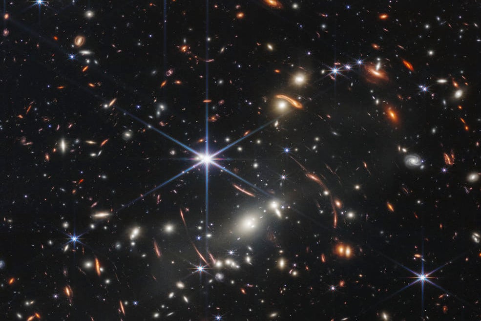 An image provided by Nasa on July 11, 2022, shows galaxy cluster SMACS 0723, captured by the James Webb Space Telescope. A recent report about a US government whistle-blower claiming to have knowledge about unidentified flying objects has sparked renewed interest in the phenomenon. Photo: NASA/AP