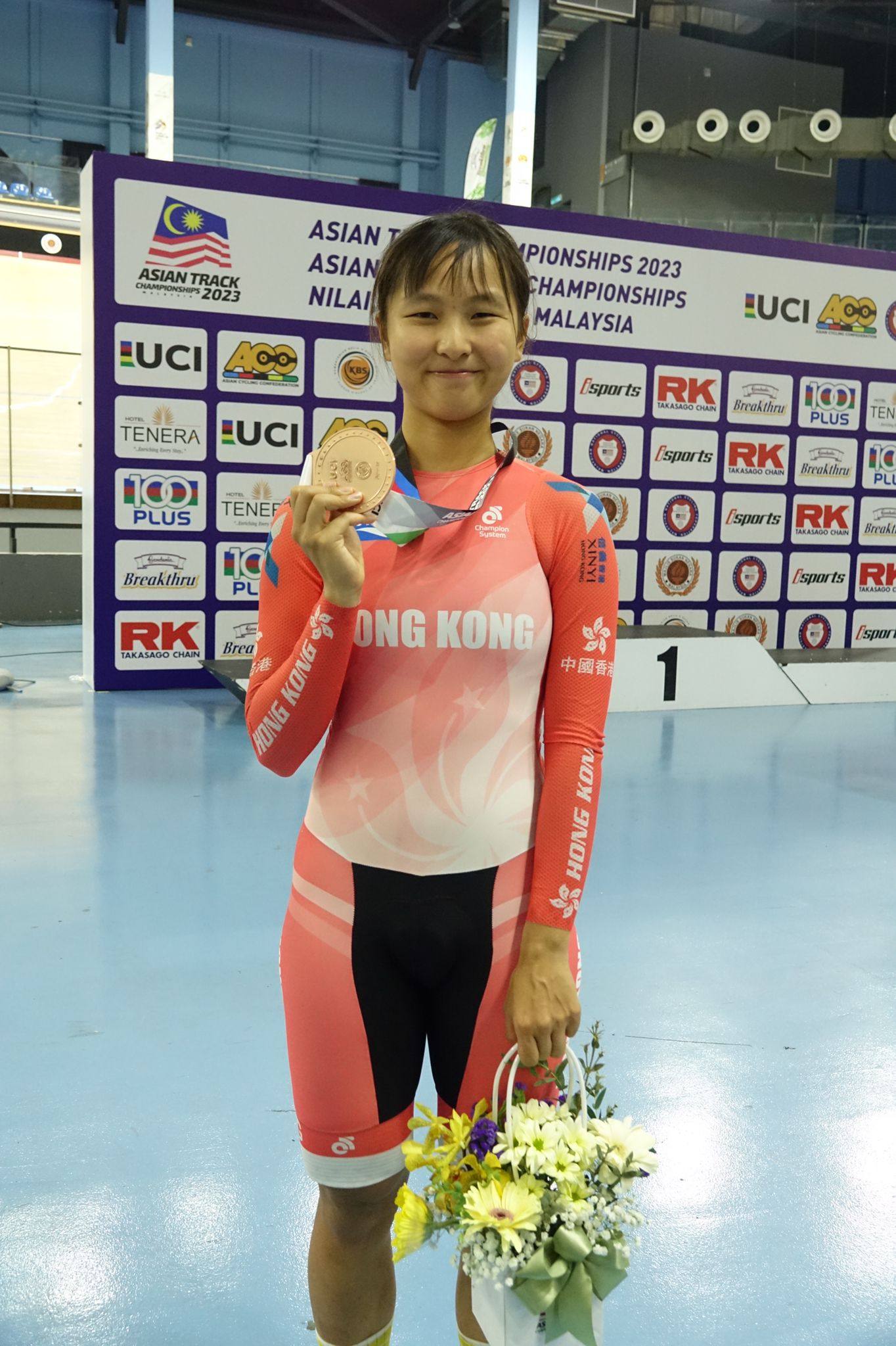 Hong Kong’s Ceci Lee took bronze in Malaysia on Friday. Photo: CAHK