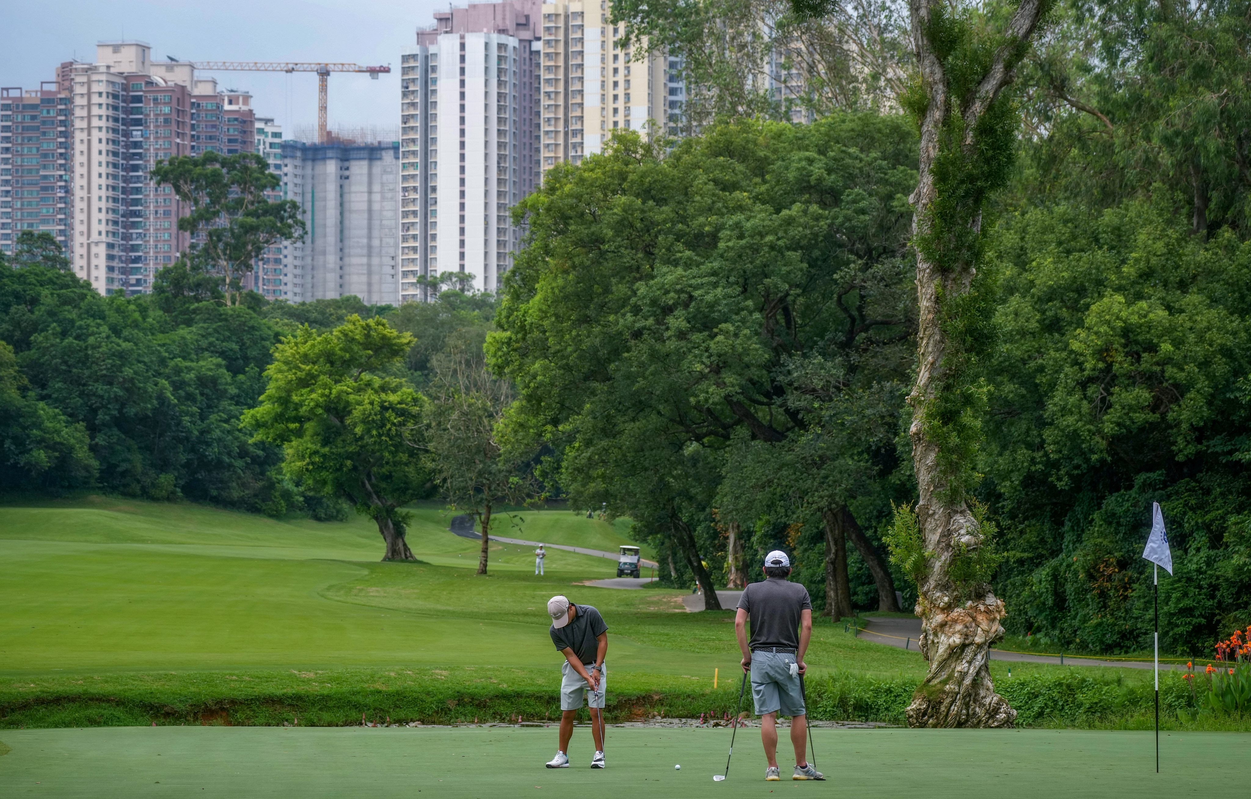 Government plans to redevelop part of the golf club are threatening the future of tournaments in the city, organisers have warned. Photo: Elson Li