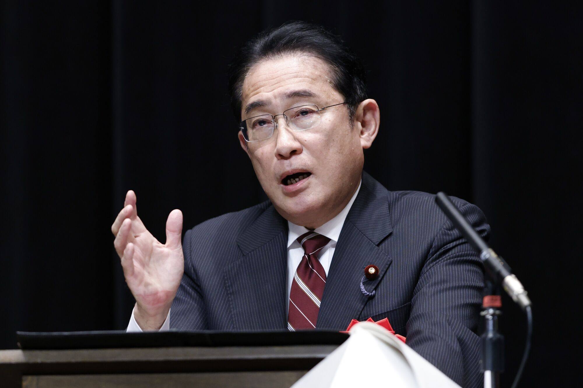 Voter support for Japan’s Prime Minister Fumio Kishida and his cabinet has dropped. Photo: Bloomberg