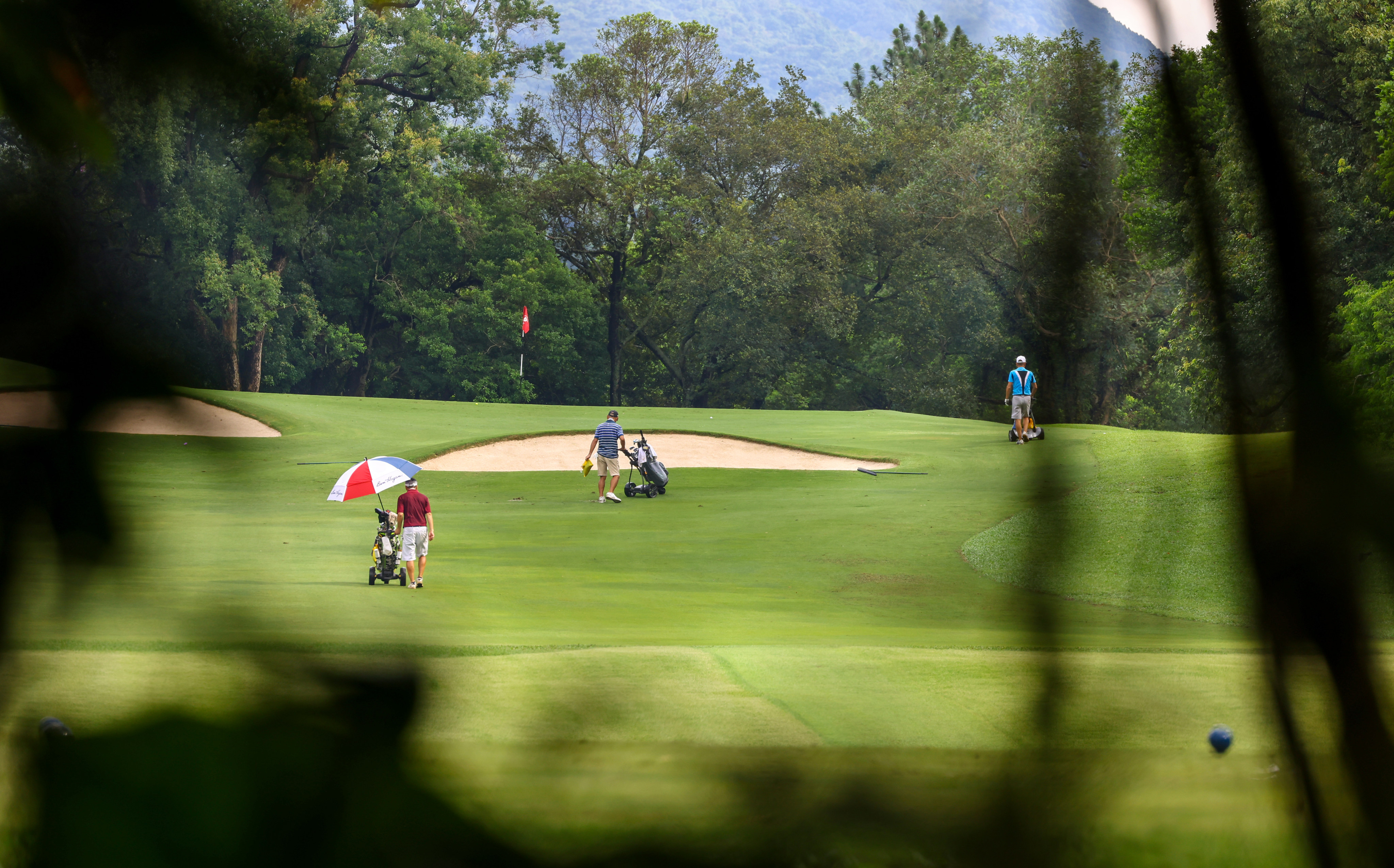Golfers playing golf at the Hong Kong Golf Club in Fanling on June 14. Even if the proposal to build housing on part of the Old course goes ahead, the impact on club members will be minimal. Hong Kong will be the bigger loser. Photo: Dickson Lee 