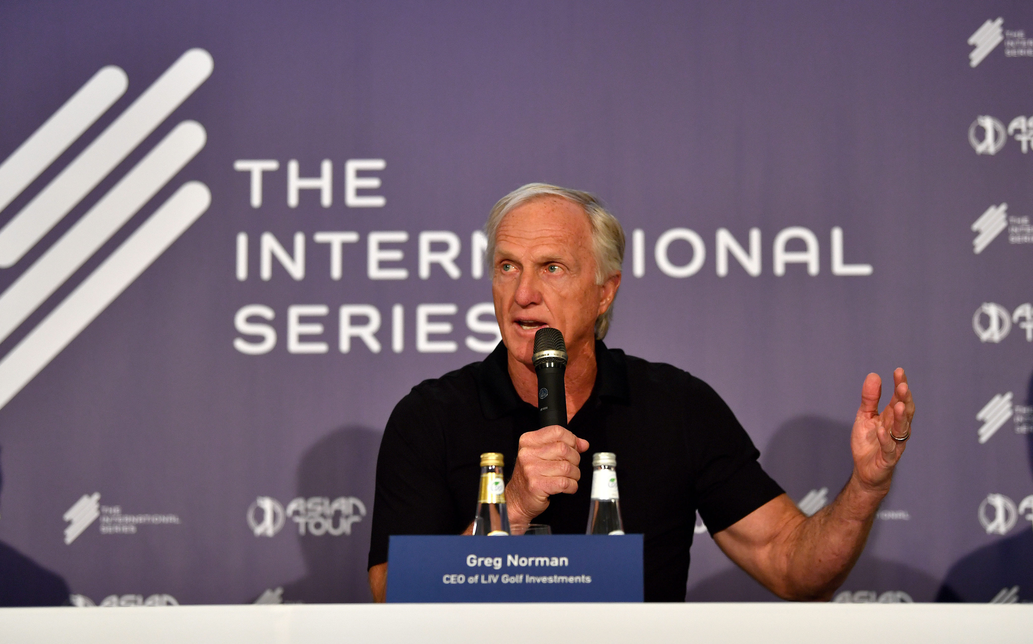 The future after the merger has not yet been elaborated on by those behind LIV Golf, the circuit fronted by Greg Norman. Photo: Asian Tour