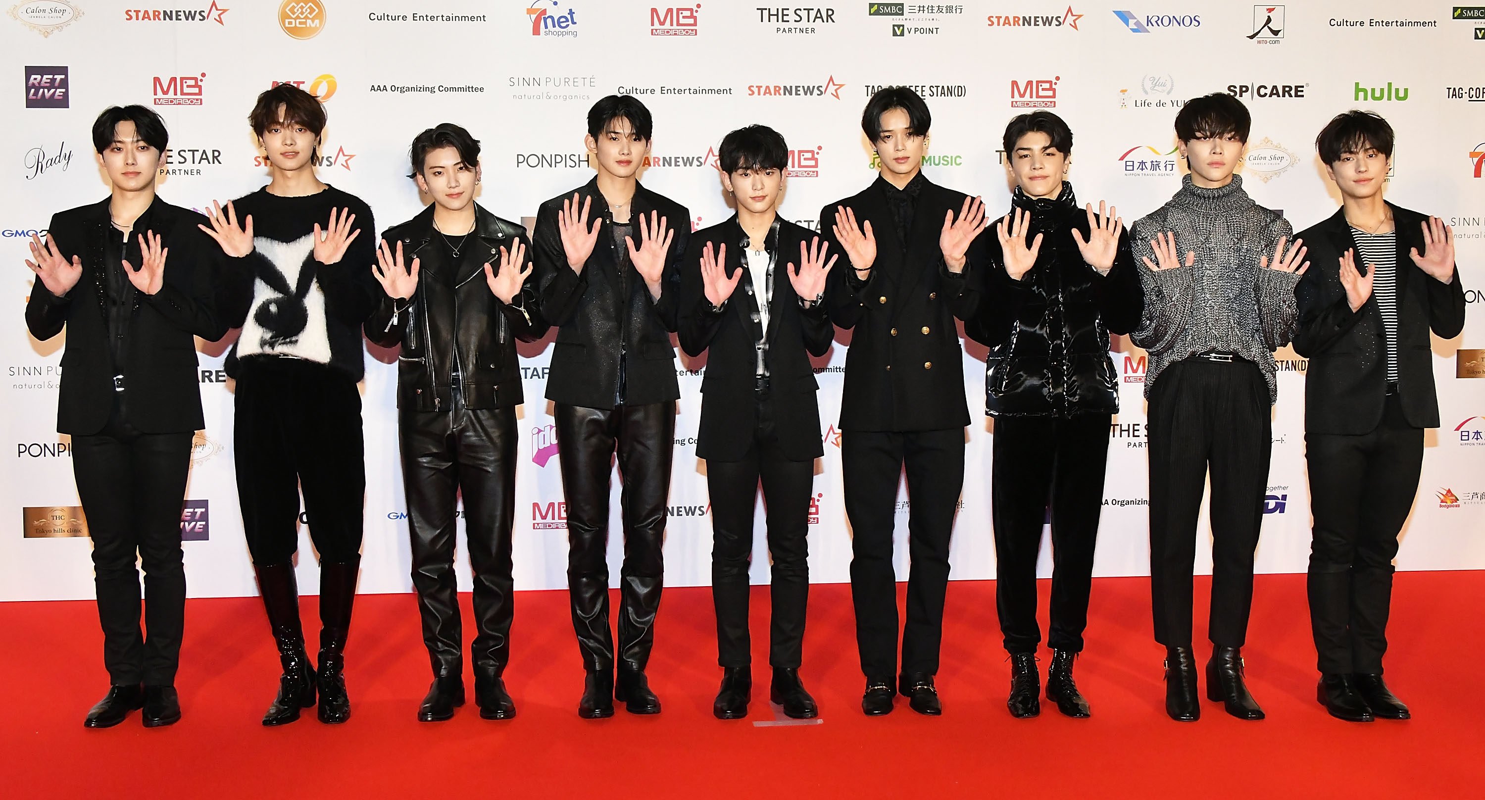 &Team, the first Japanese boy group created by Hybe, at the 2022 Asia Artist Awards In Japan in December 2022 in Japan. They are planning to expand their presence beyond Japan. Photo: WireImage
