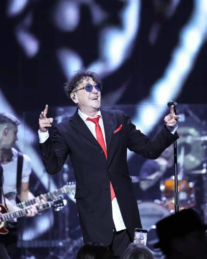 Russian singer Grigory Leps performs at a concert in Moscow. Photo: Instagaram/gvleps
