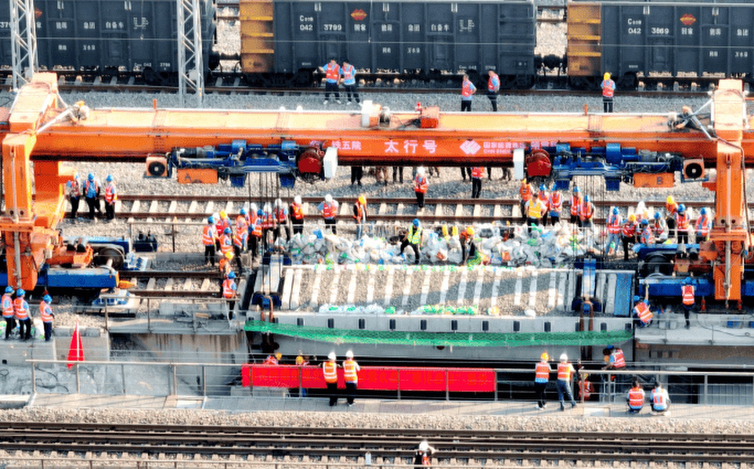 Some rail engineers say the Taihang smart machine showcases China’s commitment to innovation and technological leadership in the rail industry. Photo: Weibo
