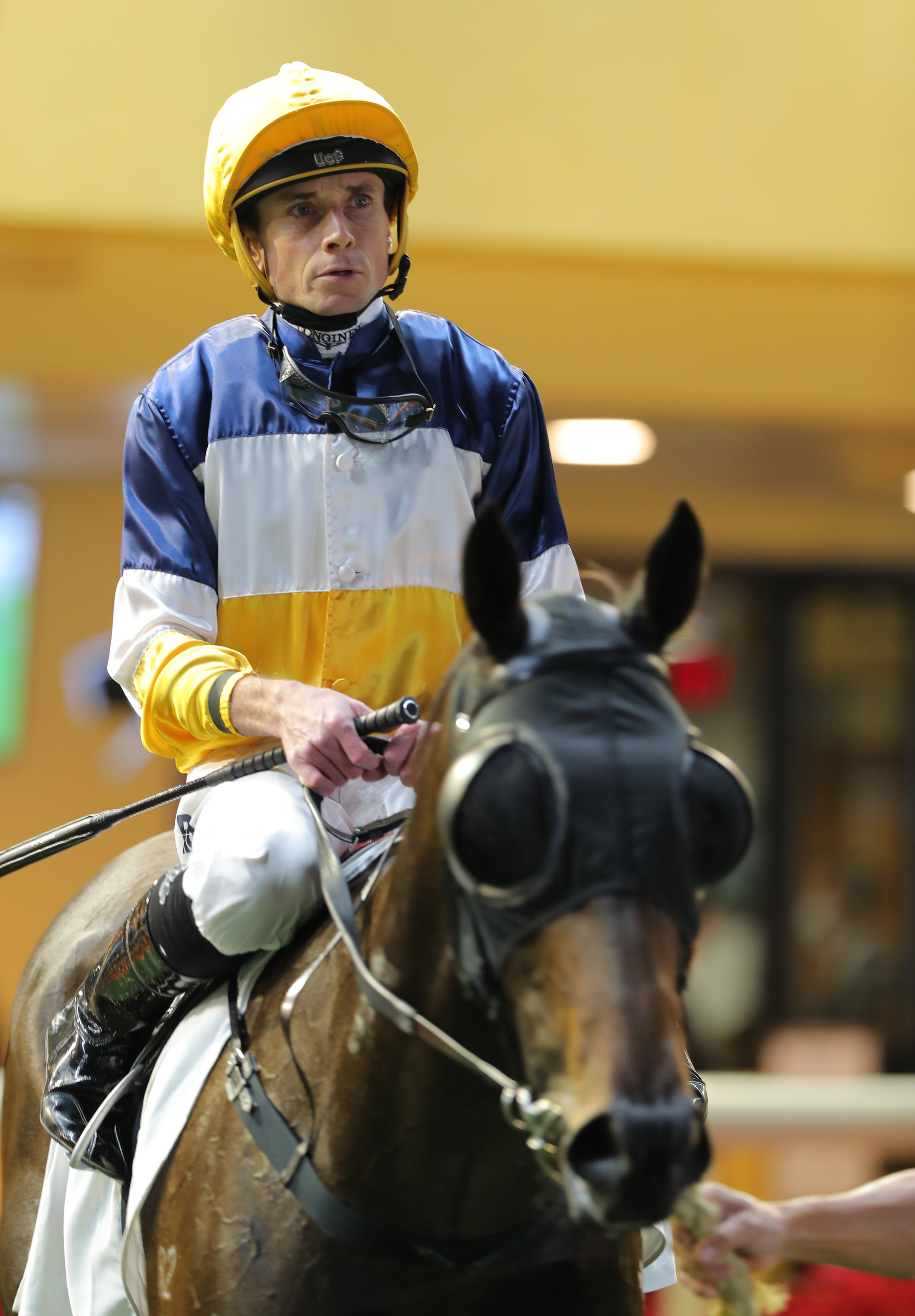 Ryan Moore returns to the Happy Valley winner’s enclosure aboard Medic Elite on December 7.