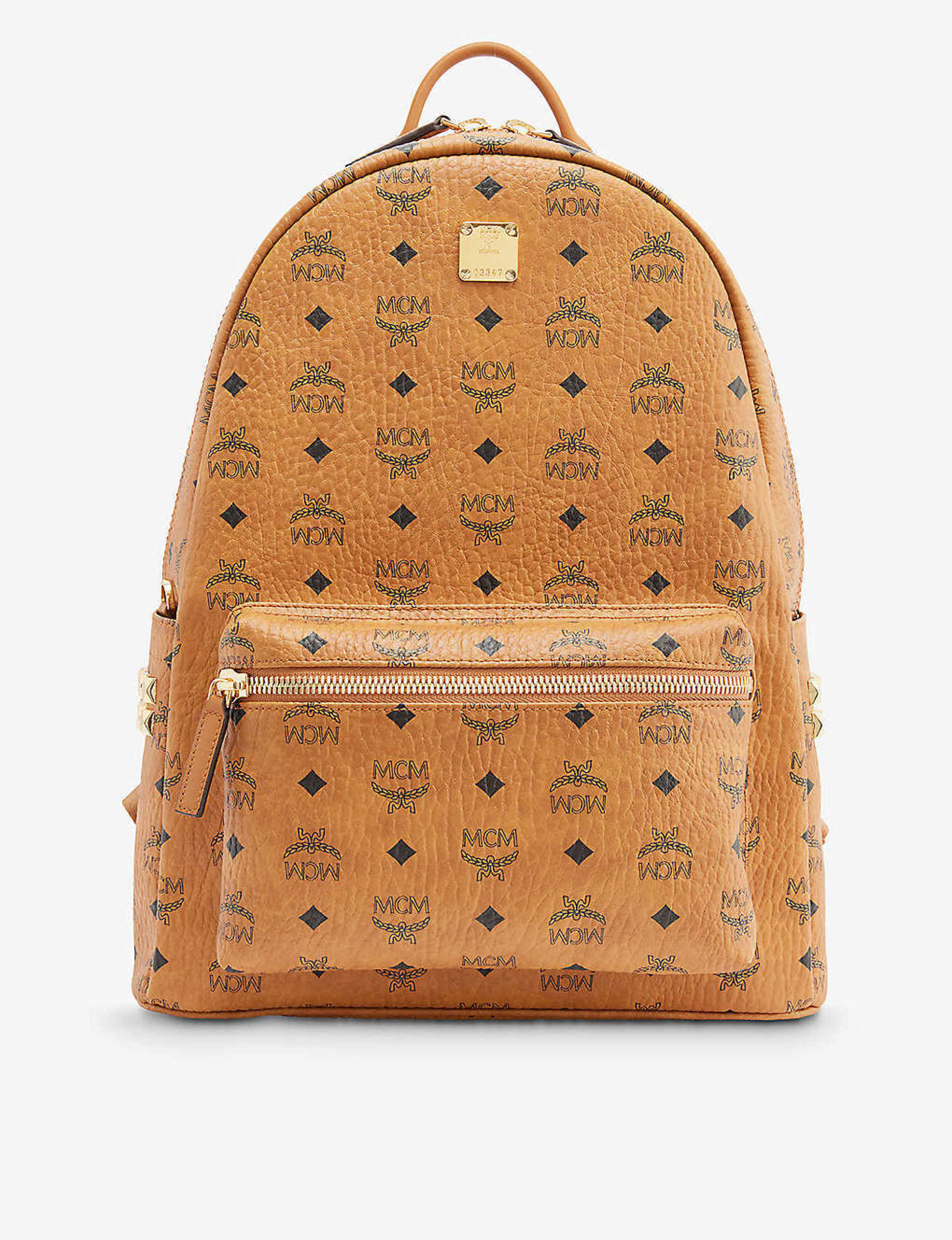 mcm logo - Google Search Just like the trademark brown leather