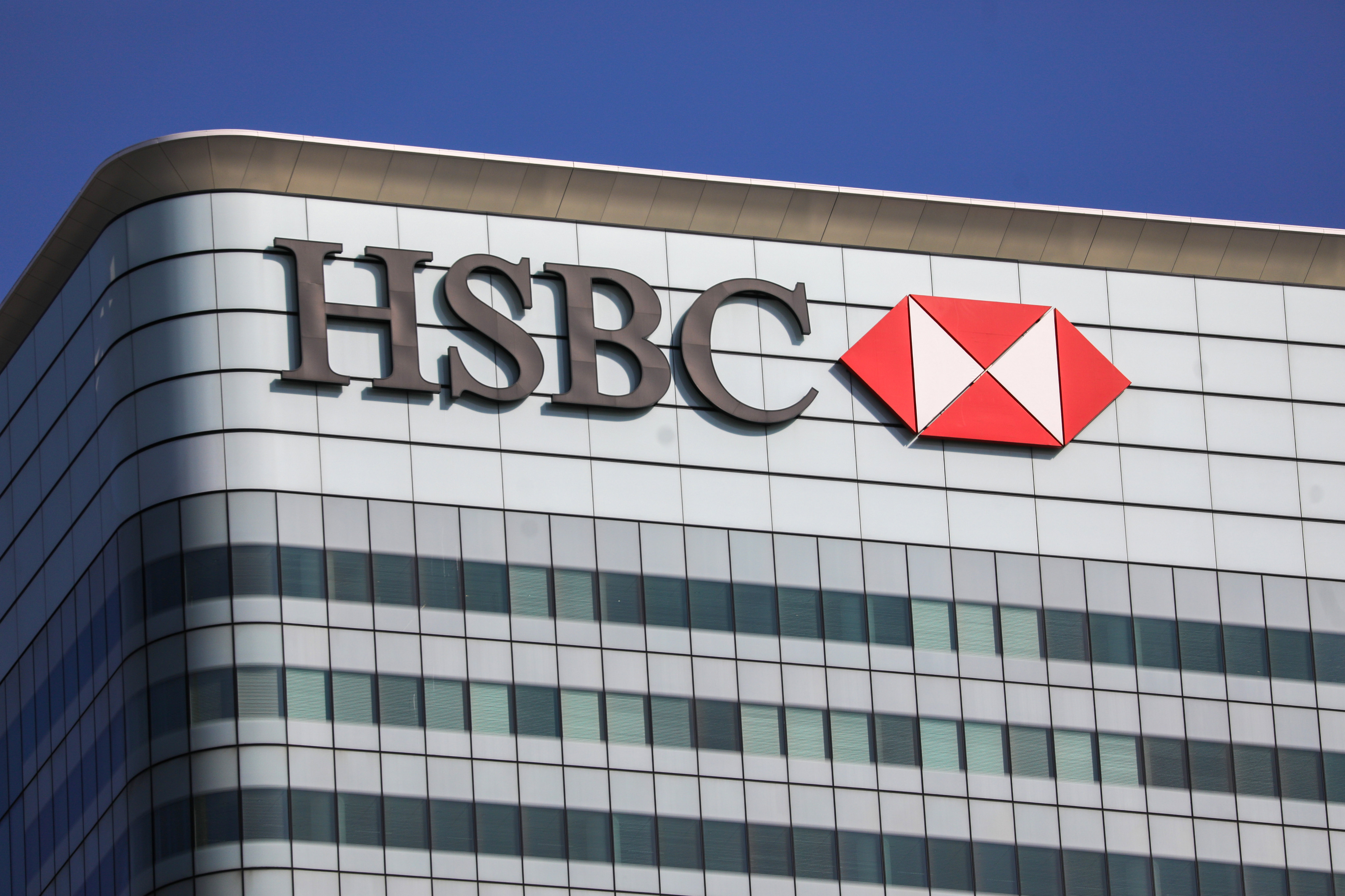 HSBC’s global headquarters has been located at 8 Canada Square, a 45-storey high-rise in Canary Wharf, since 2002. Photo: Bloomberg