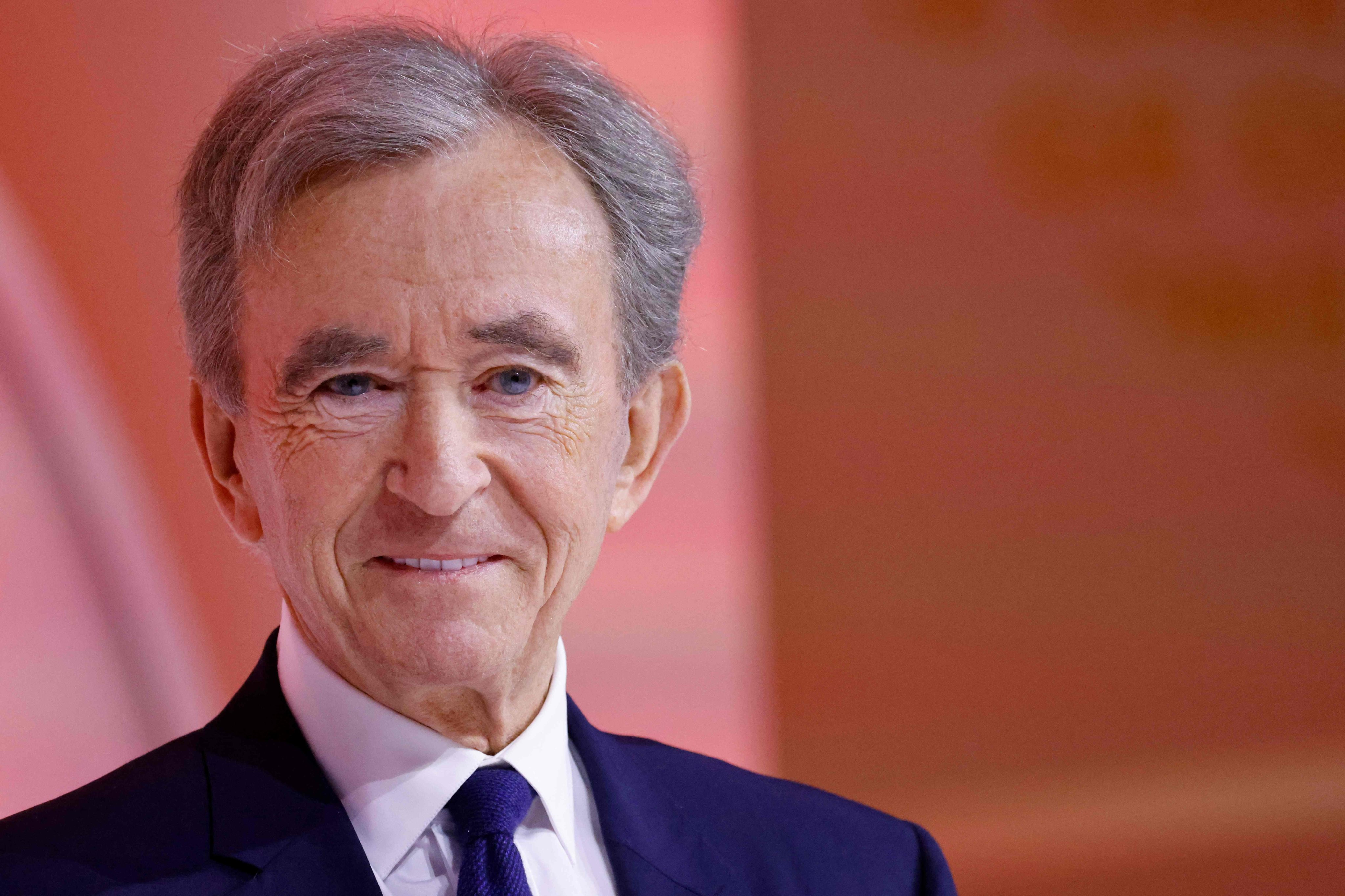 Arnault is being accompanied by Louis Vuitton CEO Pietro Beccari and Delphine, his daughter who heads Christian Dior Couture. Photo: AFP