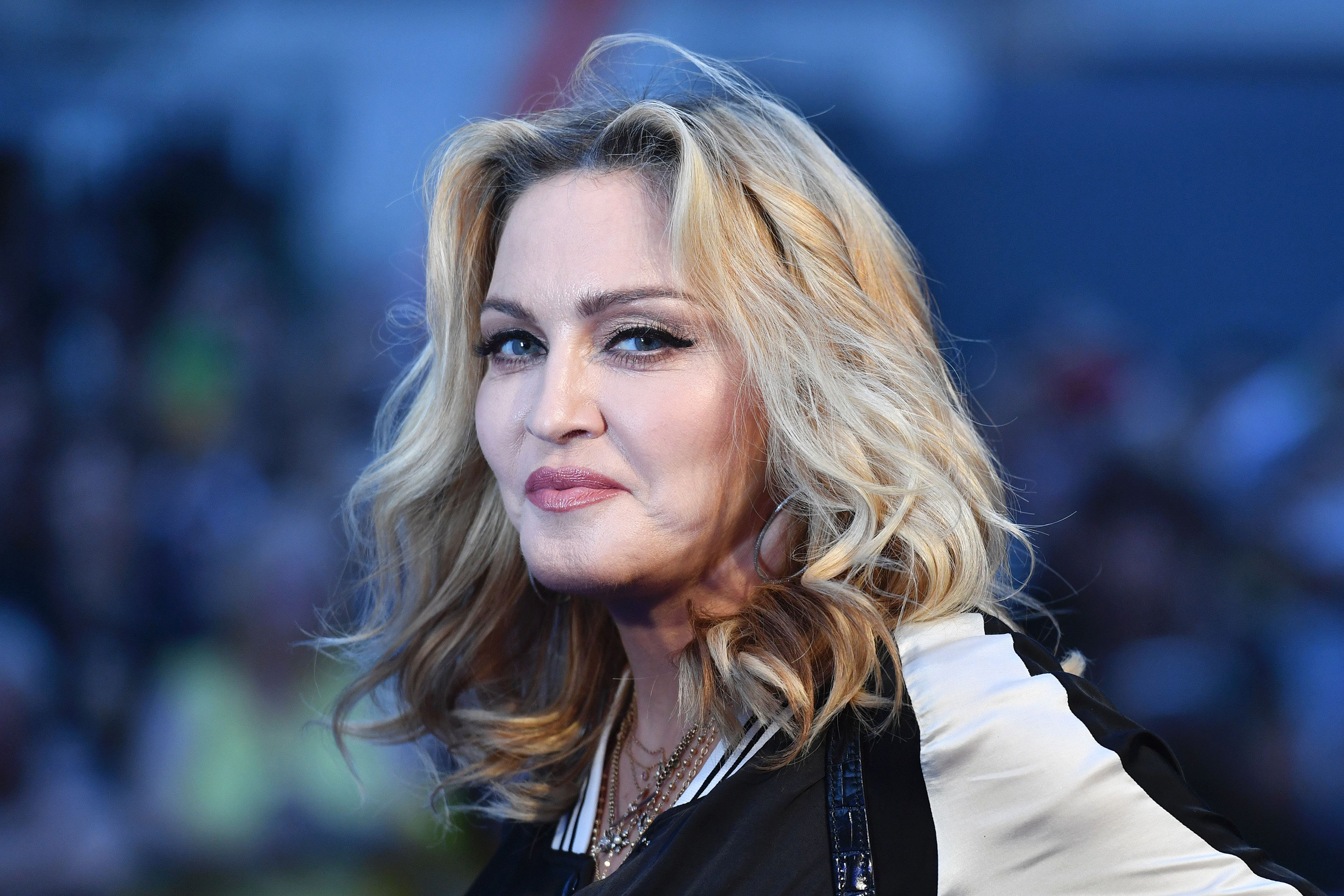 Madonna arrives on the carpet for a film screening in London in September 2016. Photo: TNS