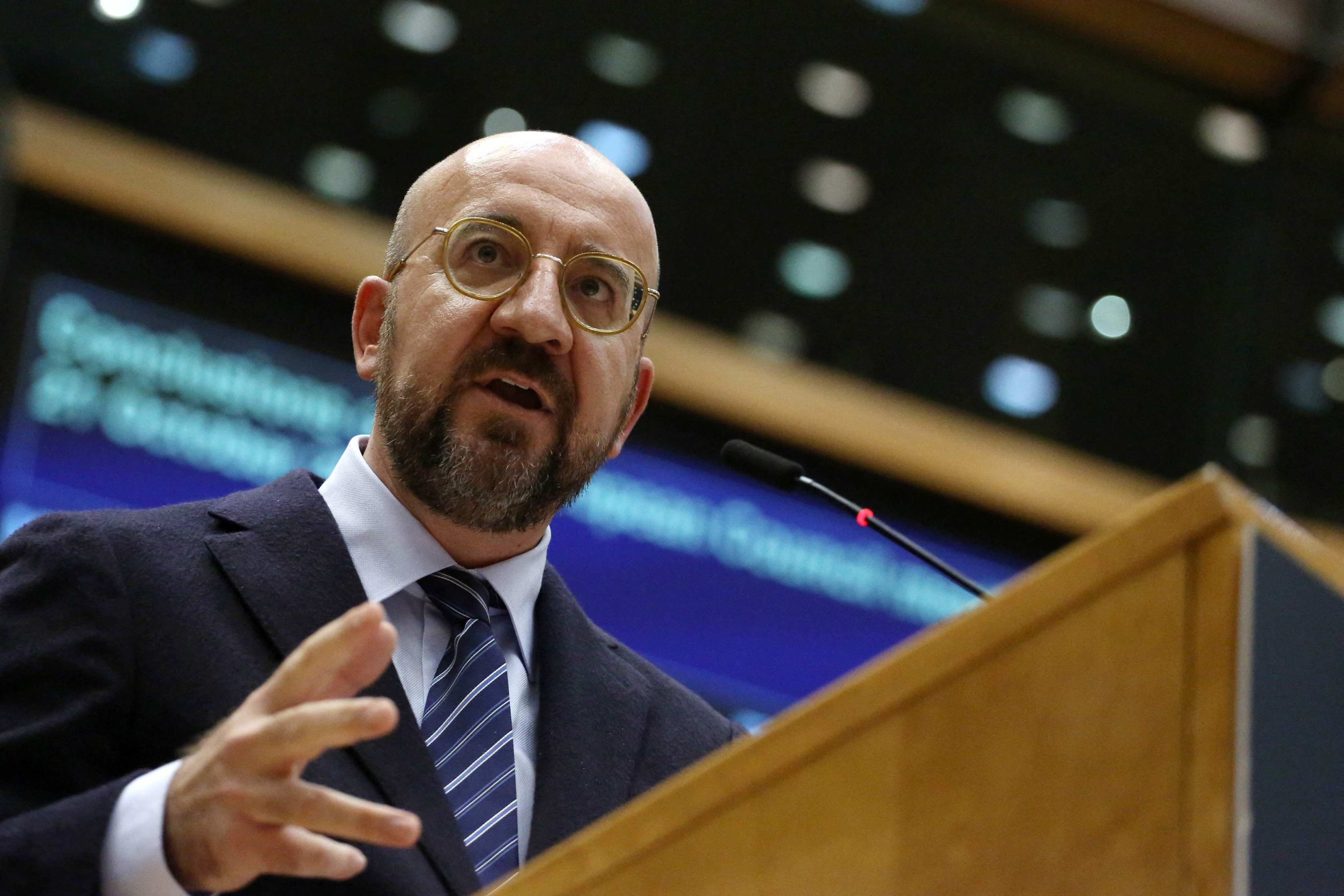 European Council President Charles Michel believes the meetings in Brussels will afford an opportunity to reconfirm the bloc’s broad and united stance towards China, according to a leaked EU statement. Photo: AFP