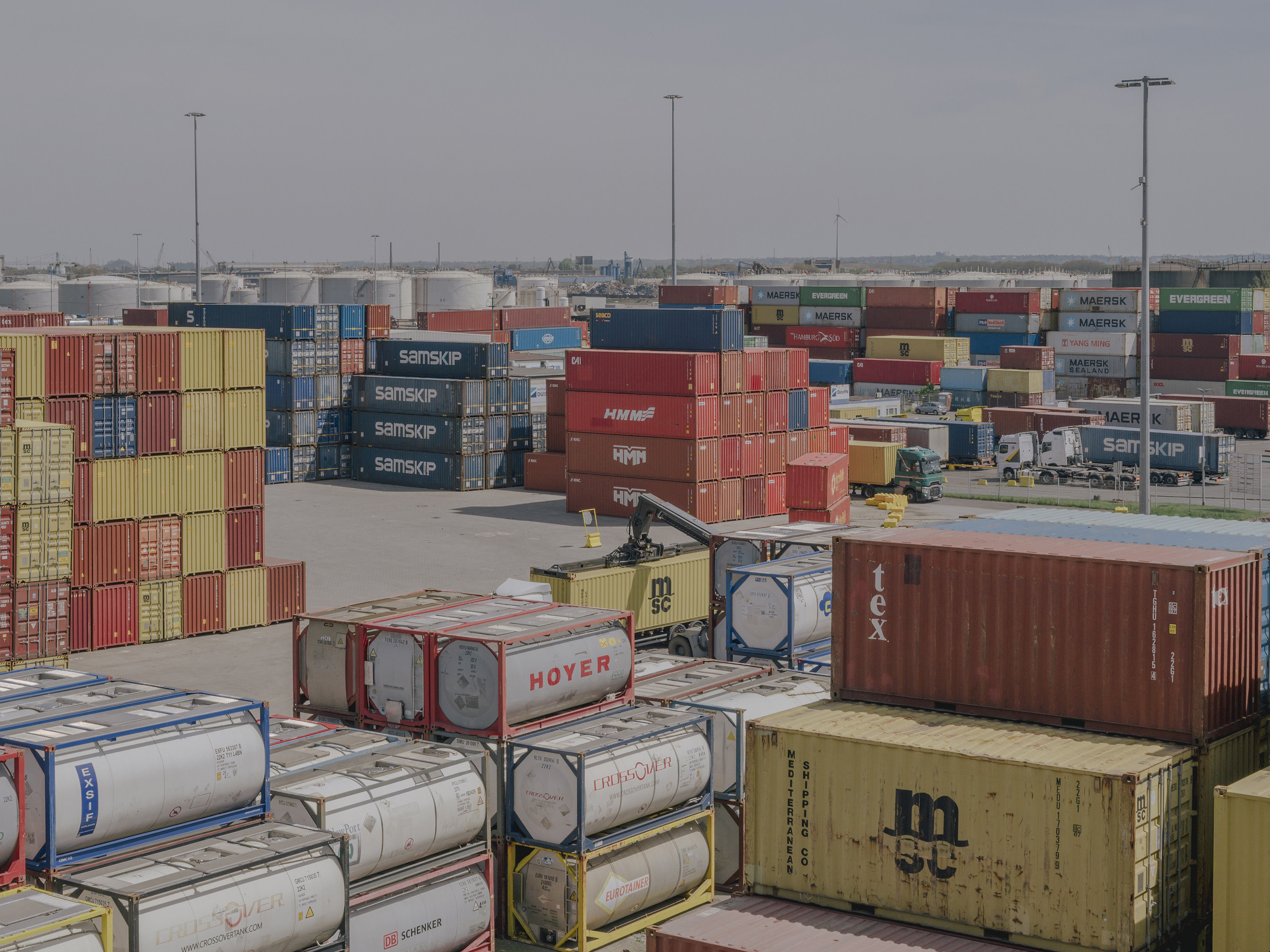 Duisburg, with the world’s biggest inland port, has served as a major hub for Chinese trade with Europe. Photo: Fabian Ritte for The Washington Post
