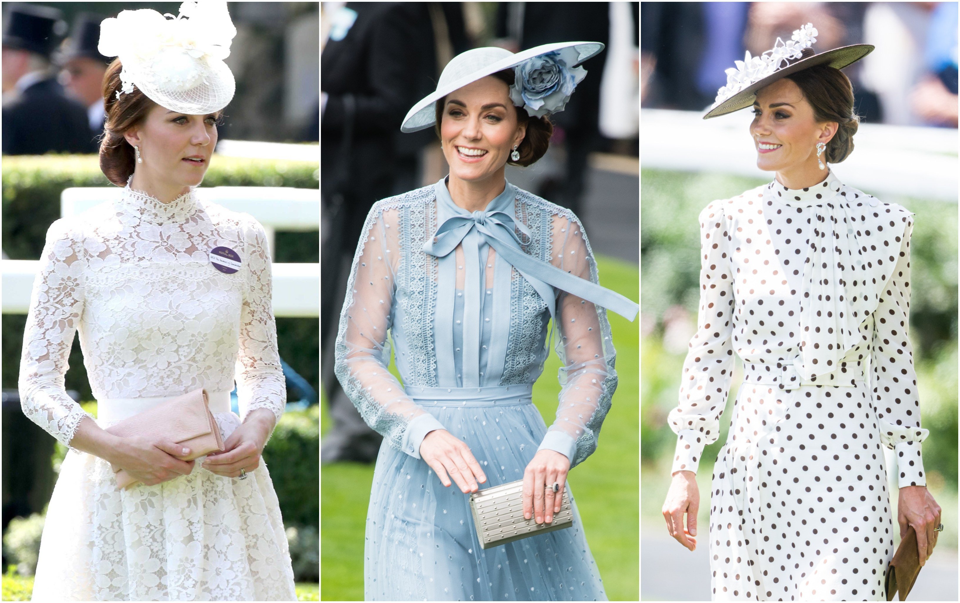 Kate Middleton’s Royal Ascot looks over the years. Photo: Getty Images; WireImage