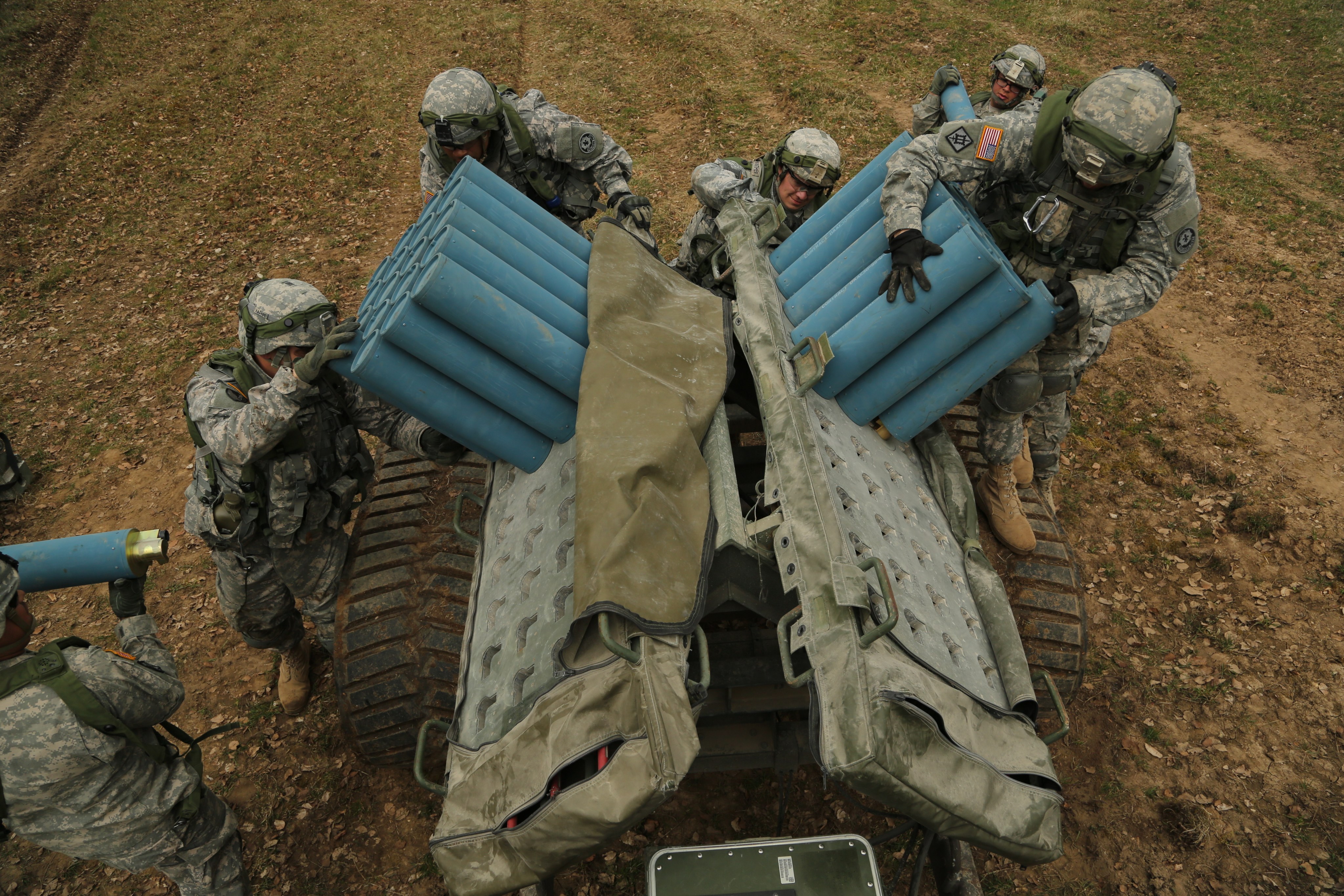 Taiwan hopes to receive the Volcano mine system, pictured during a US military exercise in Germany, by 2029. Photo: Handout