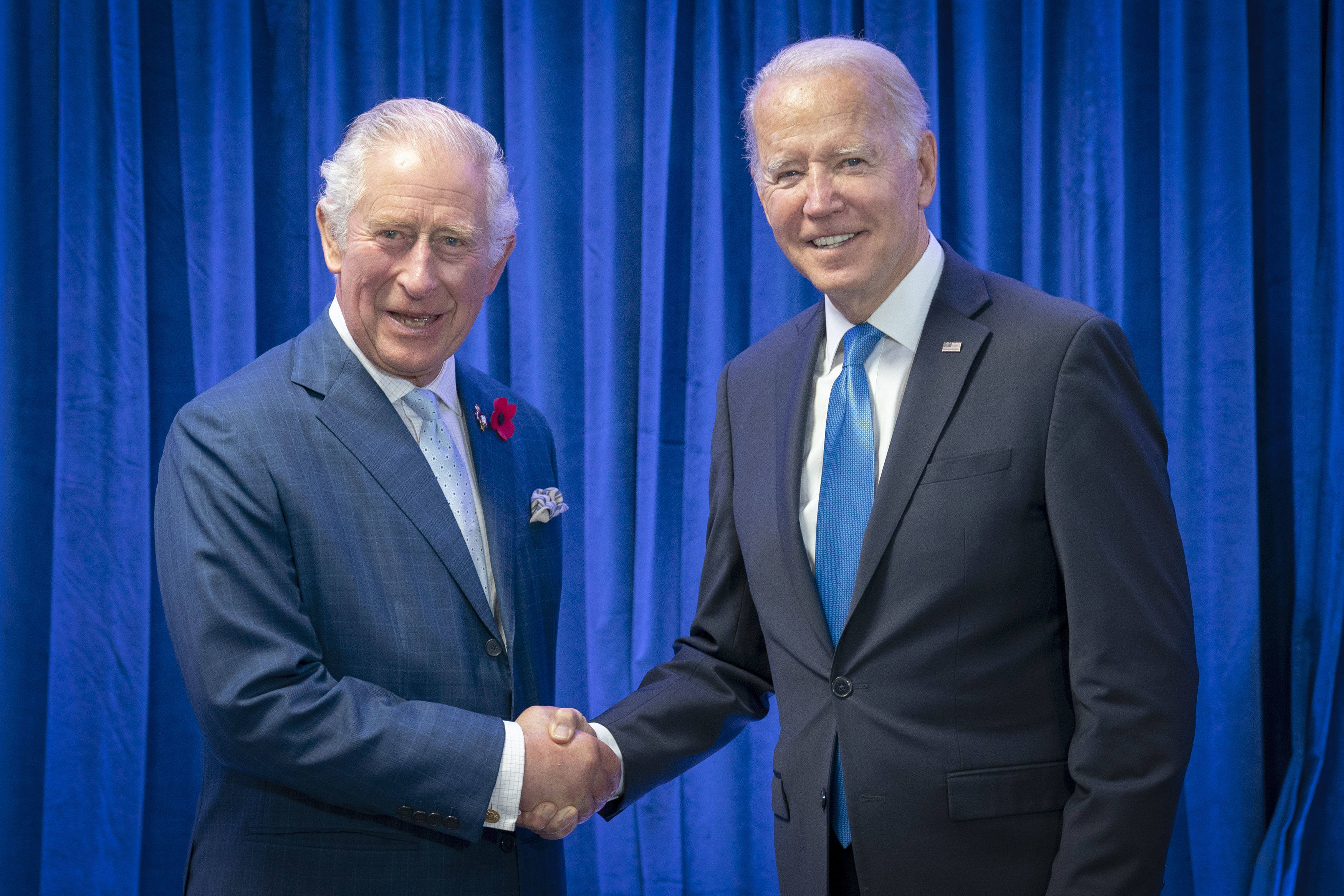 Britain’s King Charles, left, and US President Joe Biden at the Cop26 summit in Glasgow, Scotland in 2021. Biden will meet the king at Windsor Castle on July 10 as part of a European trip. Photo: Pool Photo via AP