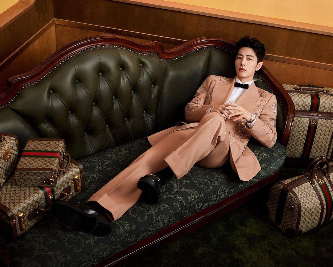 Xiao Zhan oozes sophistication in this Gucci ad campaign, one of 31 brands who have courted the Chinese celebrity. Photo: @gucci/Instagram