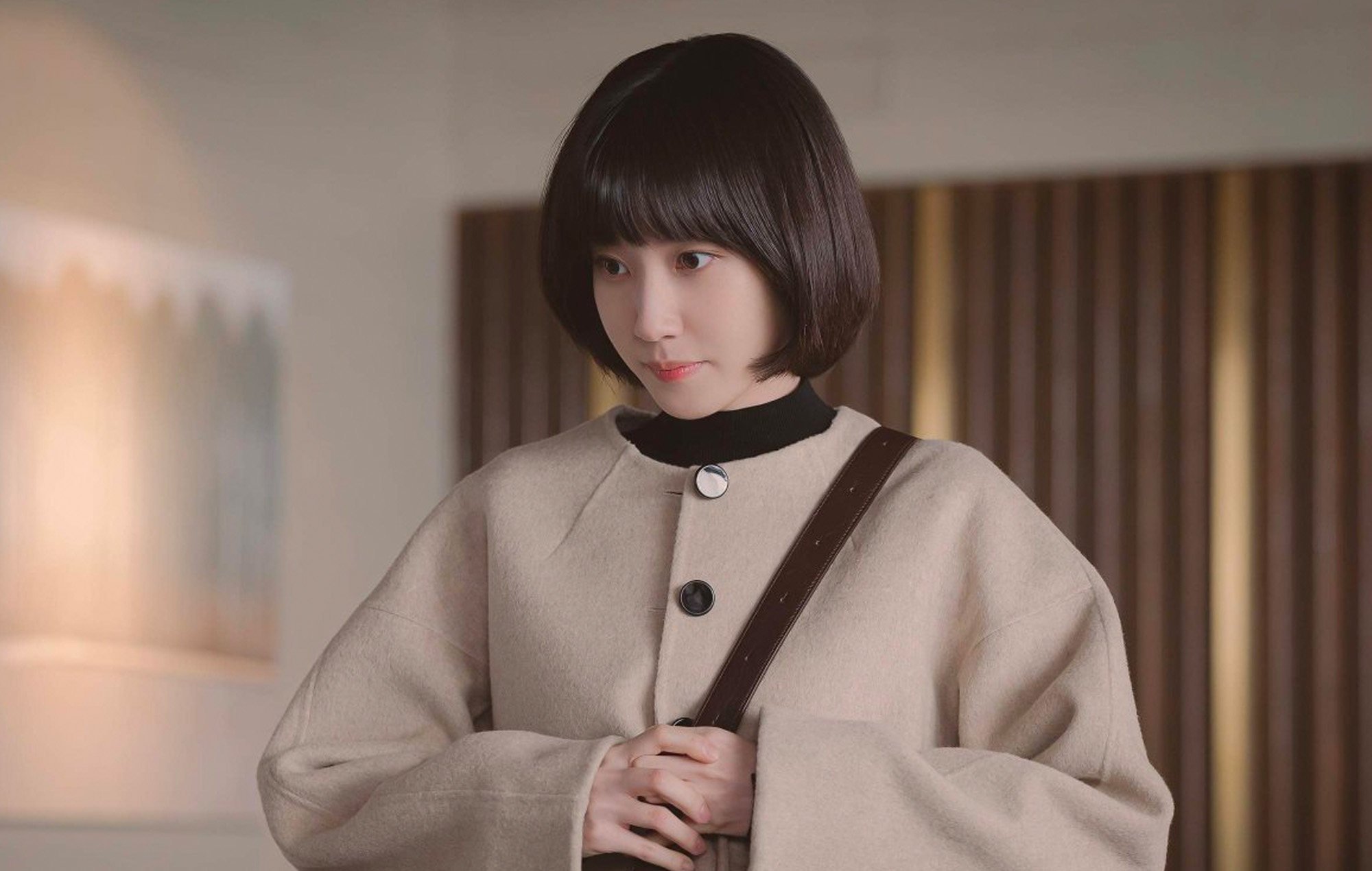 Park Eun-bin in a still from Extraordinary Attorney Woo, the biggest global Korean drama series hit of 2022.