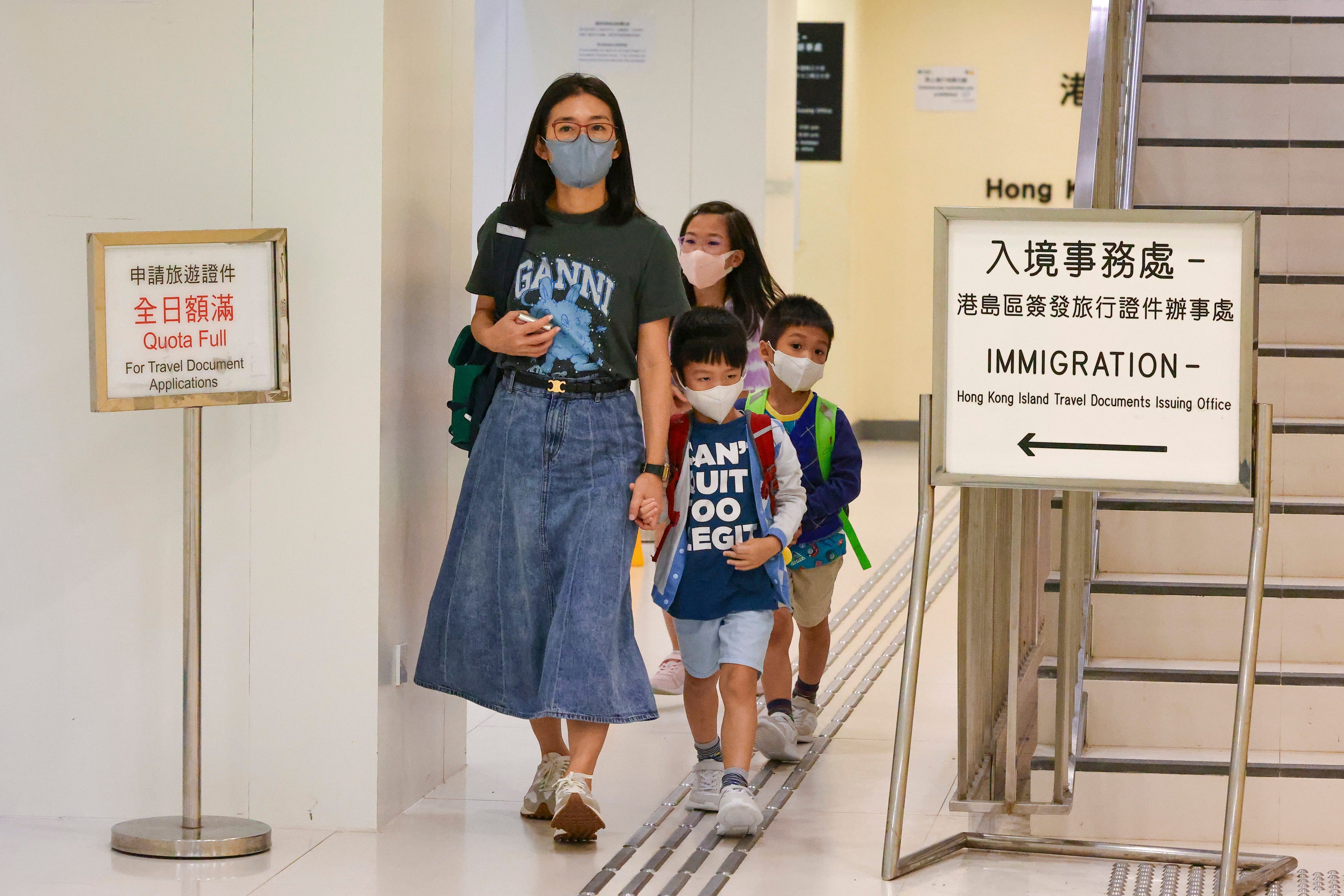 Hong Kong parents are scrambling to get cross-border travel permits for young children amid the summer break. Photo: Dickson Lee