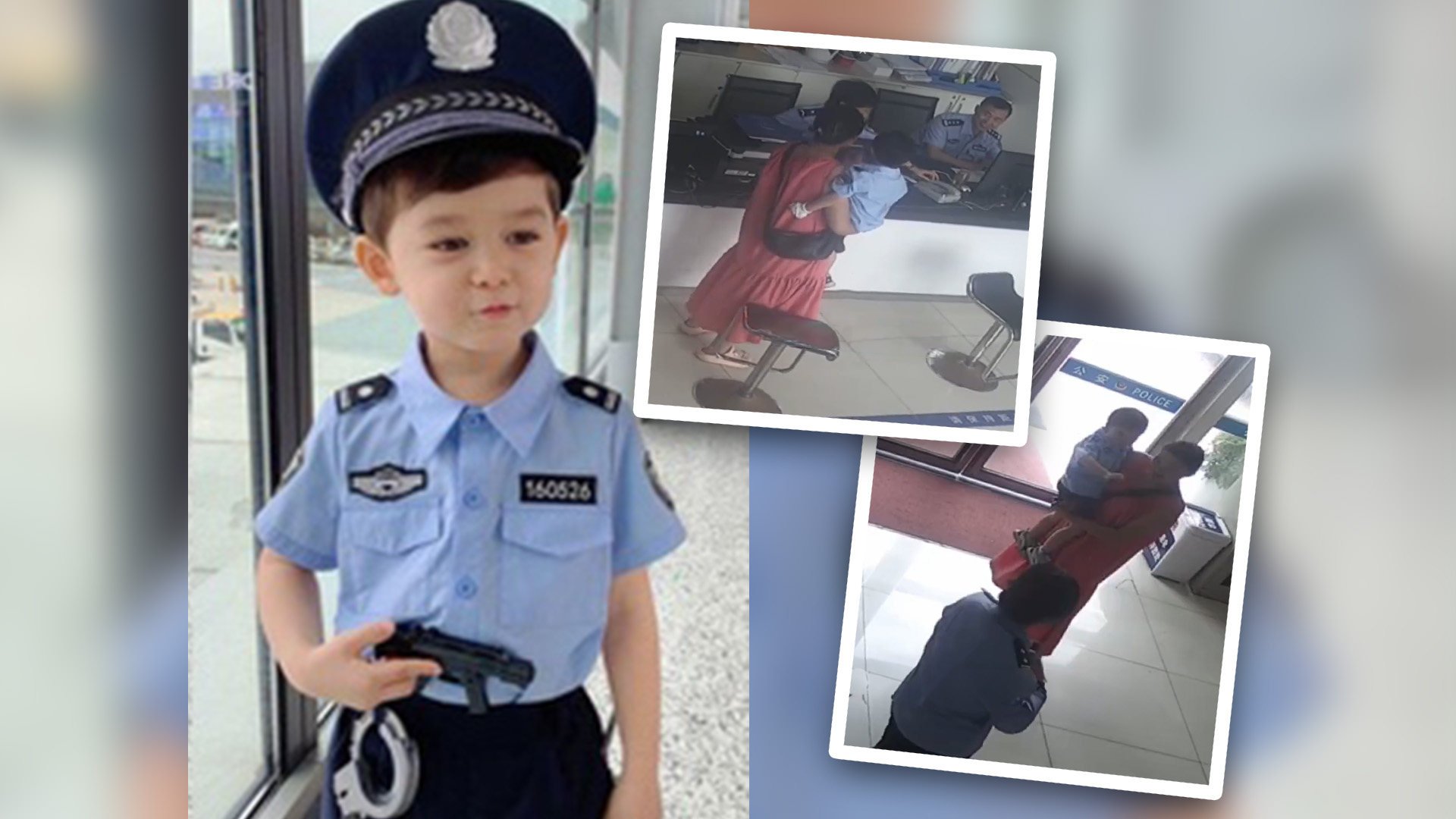 Baby police dress top