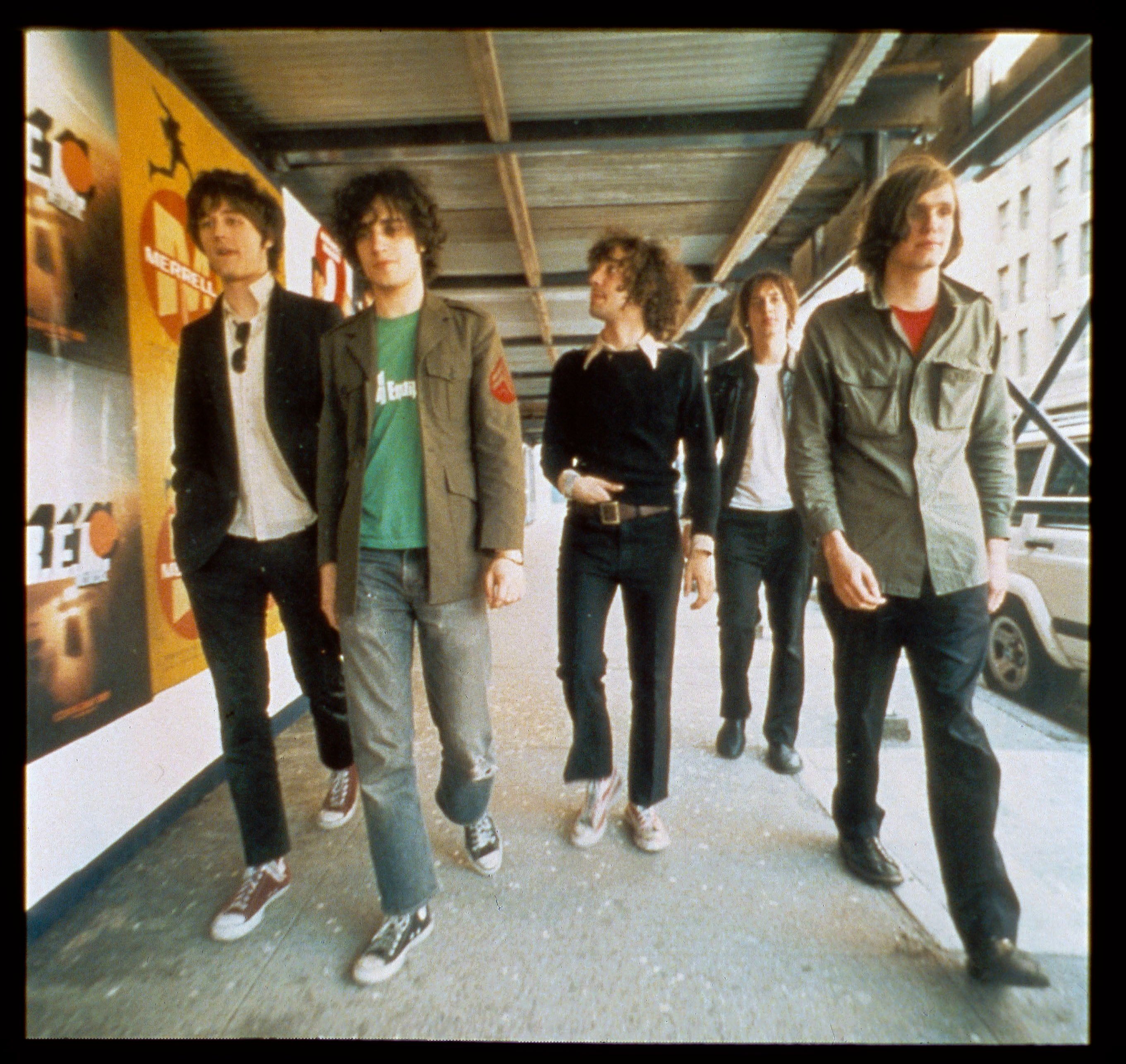 The Strokes in their oh-so-stylish heyday, (from left): Nick Valensi, Fabrizio Moretti , Albert Hammond Jr., Julian Casablancas and Nikolai Fraiture.