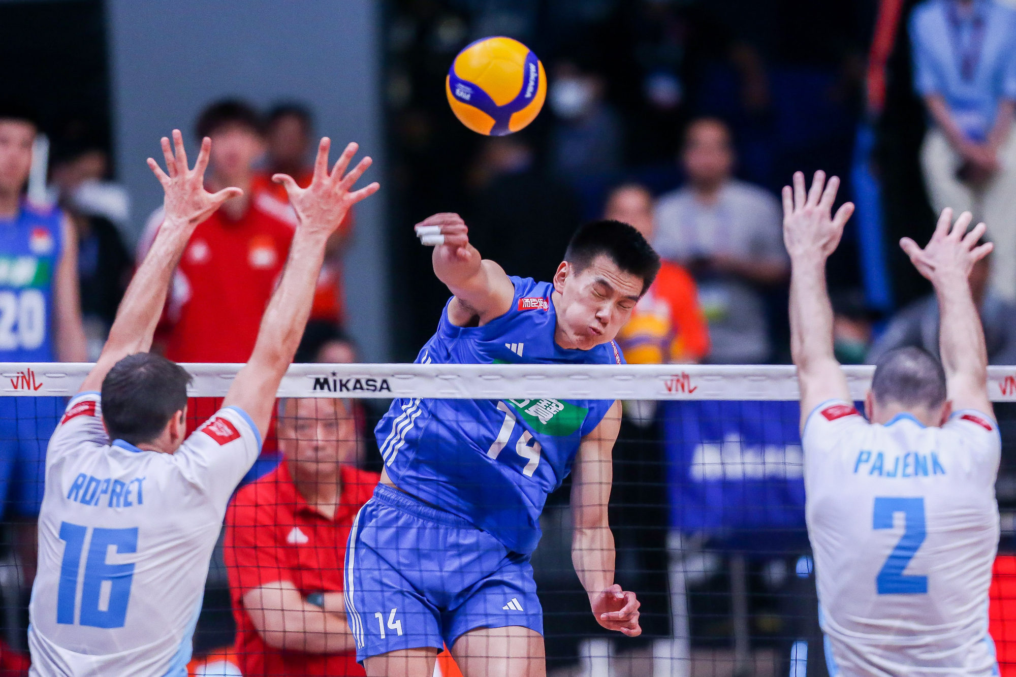 FIVB Volleyball Men's World Championship semifinal match: Italy vs.  Slovenia-Xinhua