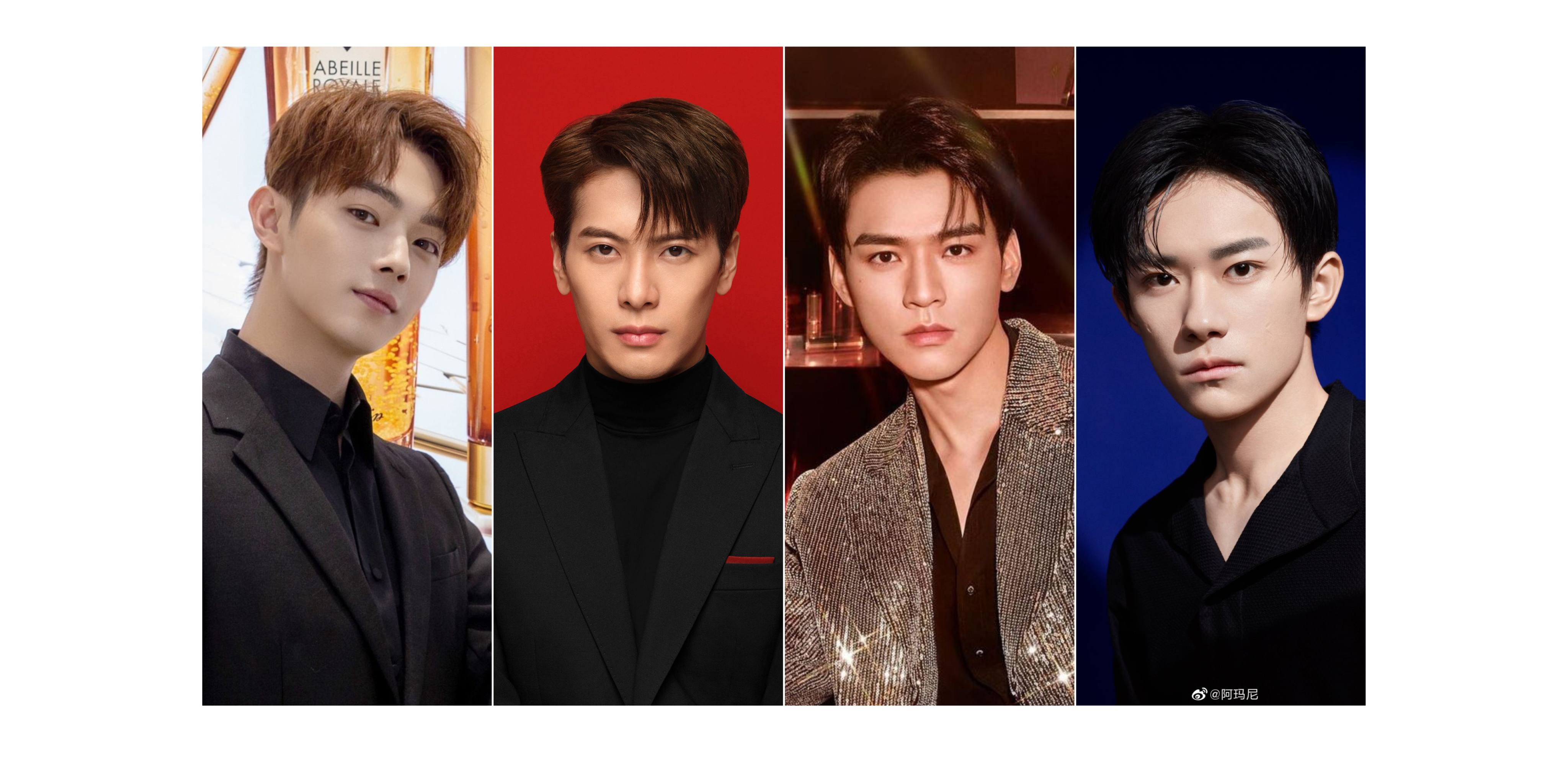 (Left to right) These days Chinese idols including Xu Kai, Jackson Wang, Gong Jun and Jackson Yee are all the faces of major global beauty brands. Photos: @chaoyao84505944/Twitter; Handout;  @charlottetilbury/Instagram;   @jacksonyeeth/Twitter