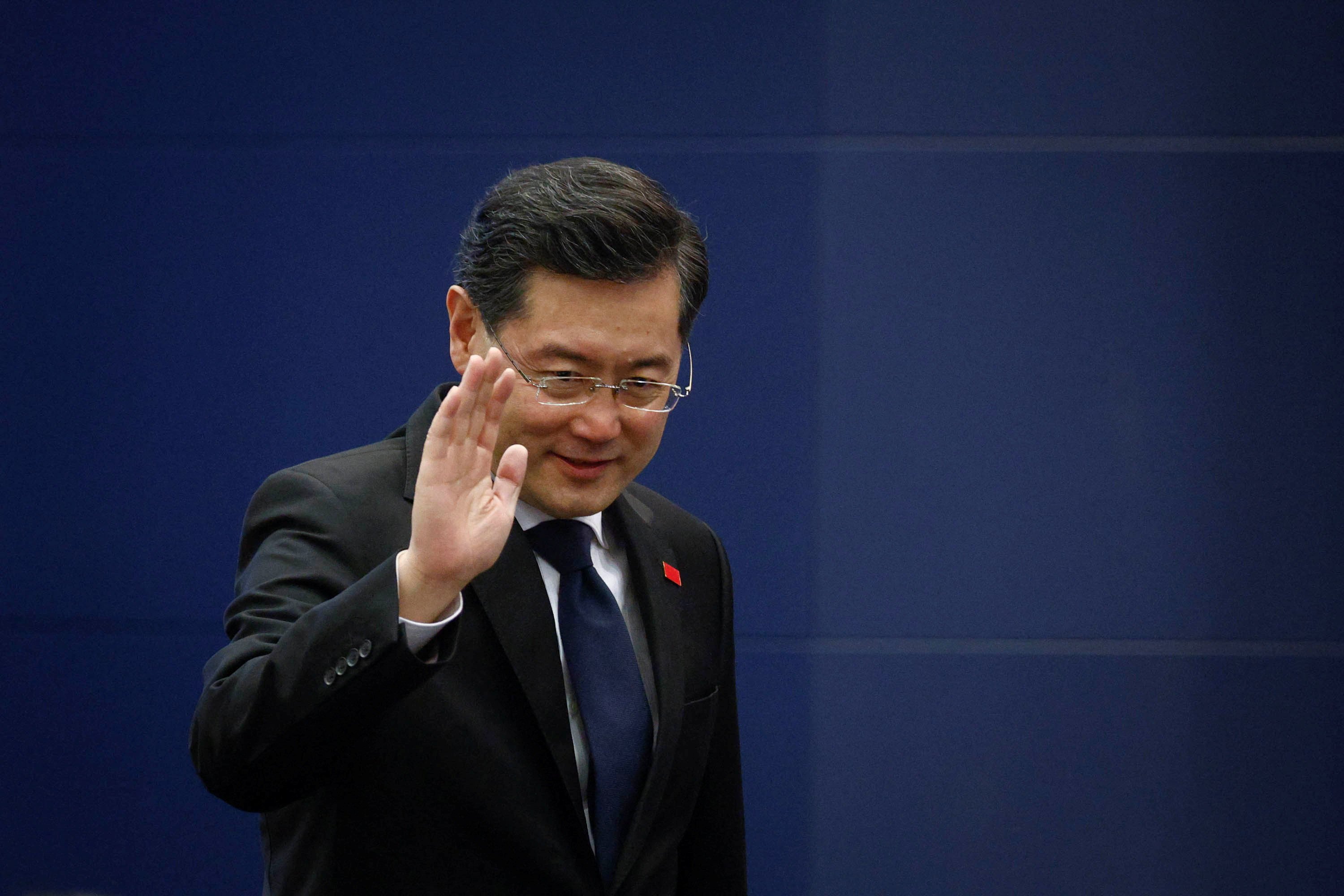 Chinese Foreign Minister Qin Gang’s last public activities were in late June. Photo: Reuters