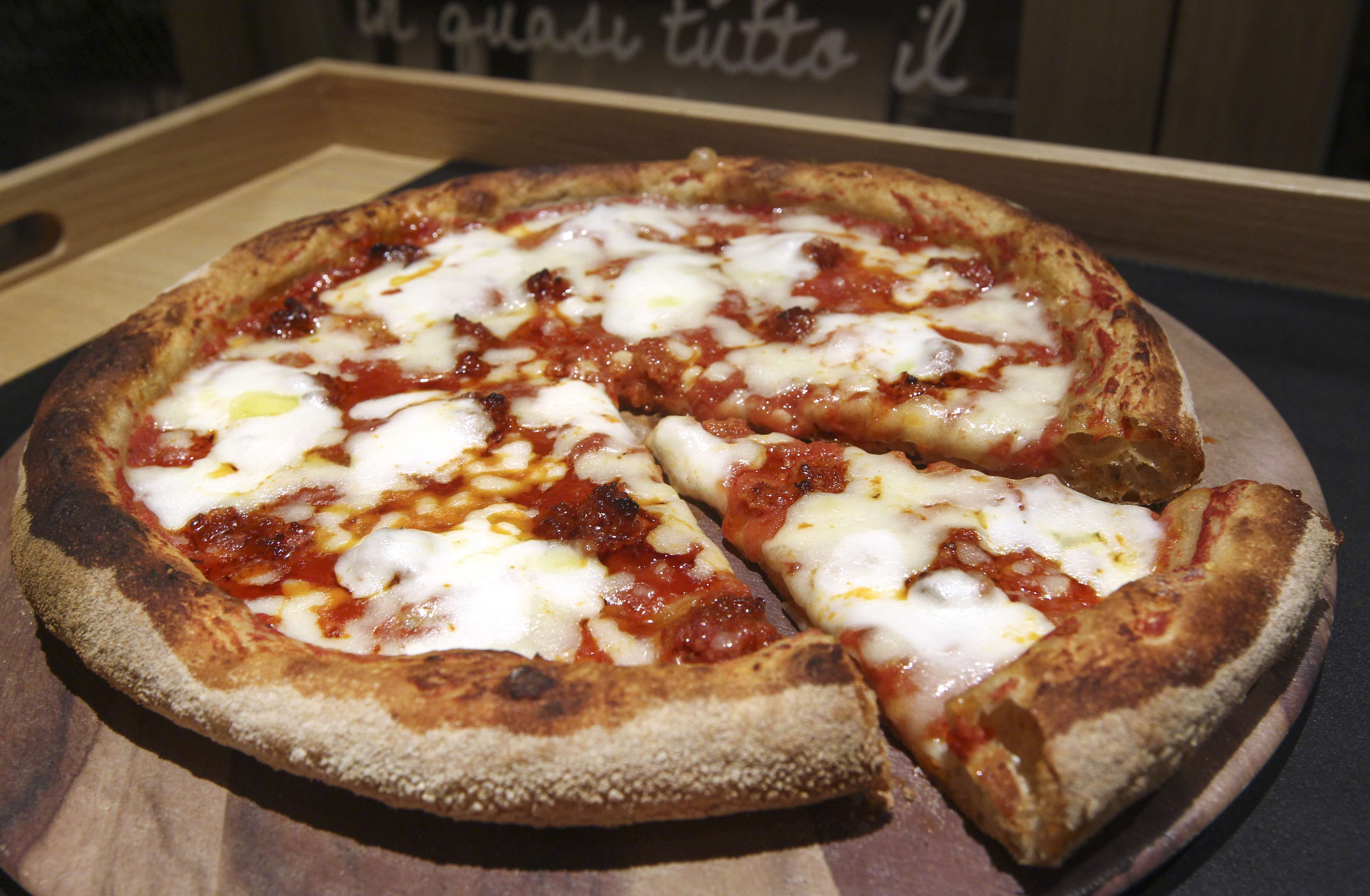 Pizza picante from Ciak in the Kitchen at the Landmark Atrium in Central. The dough is a game changer, Nina Tang says. Photo: Jonathan Wong