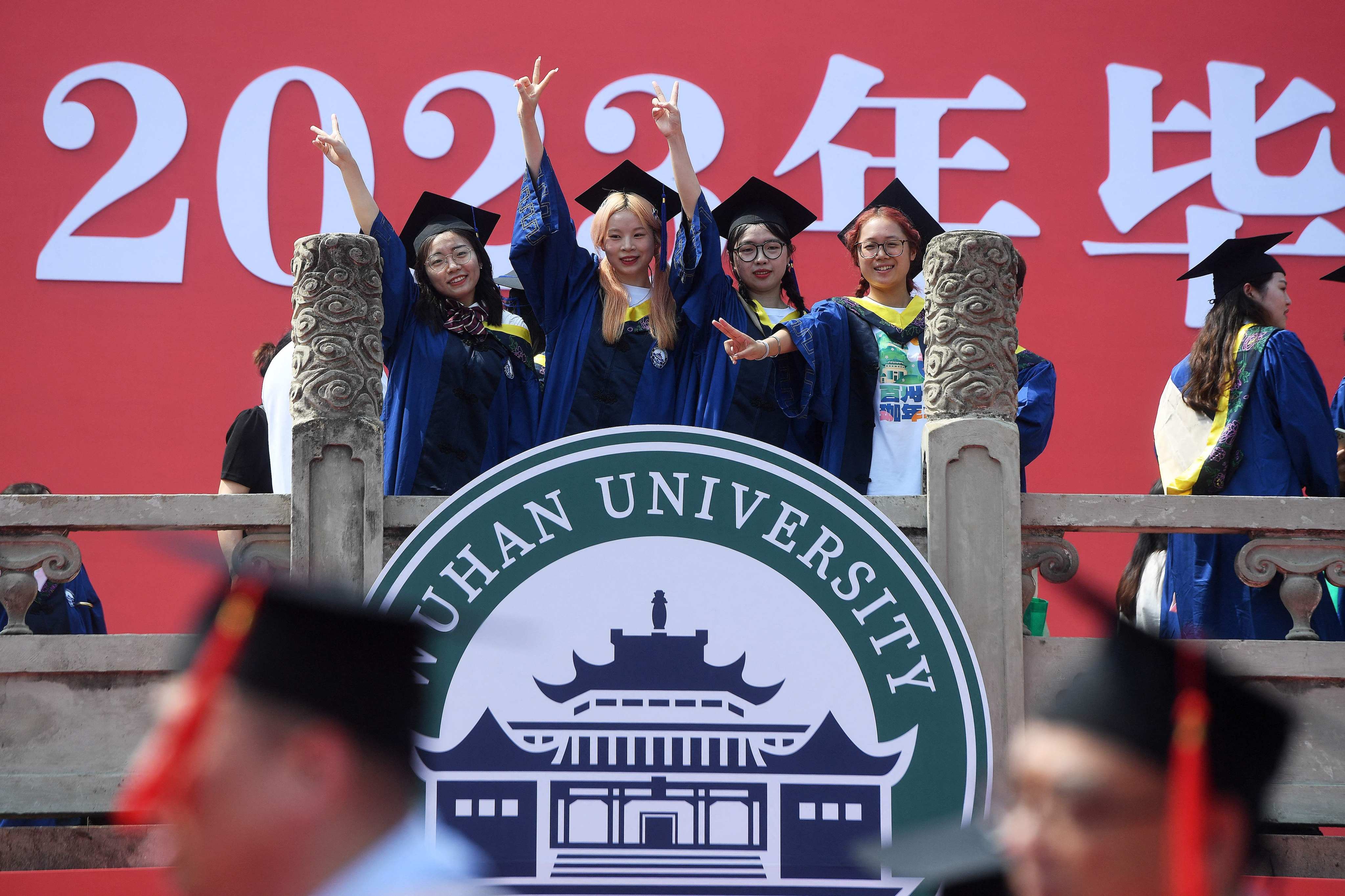 There will be a record 11.58 million university graduates in China this year. Photo: AFP