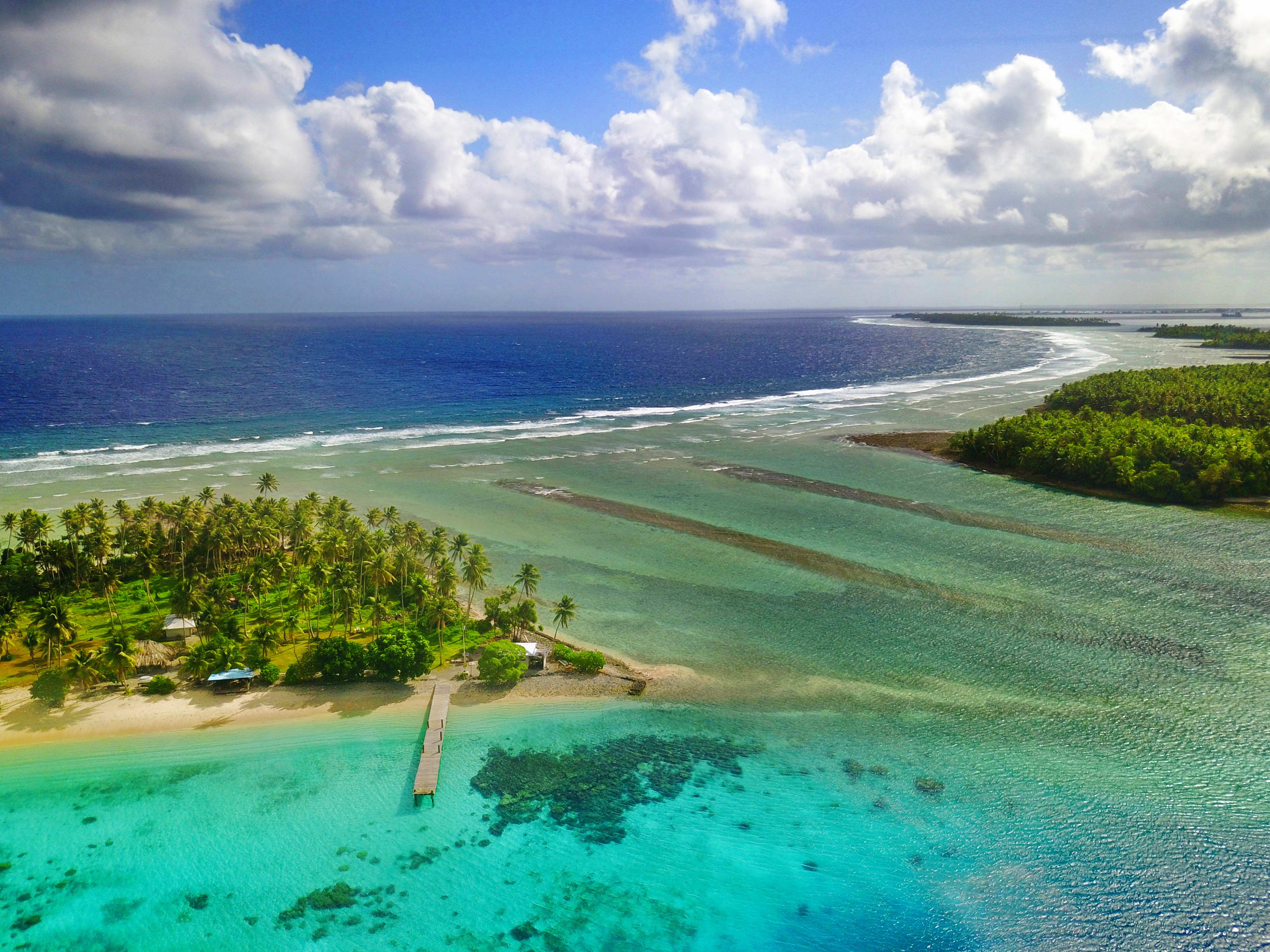 A tropical atoll in the Marshall Islands. Photo: Shutterstock