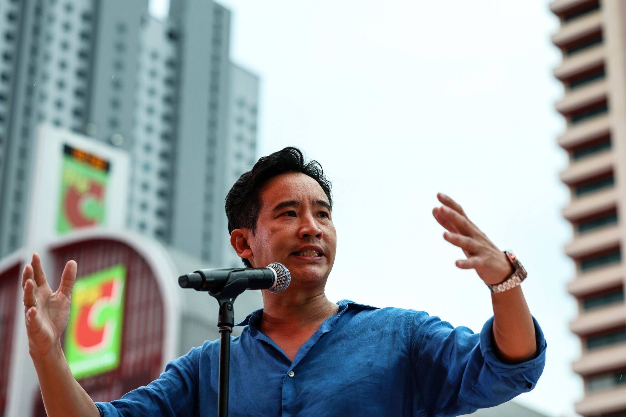Pita Limjaroenrat, leader of the Move Forward Party. Photo: Bloomberg