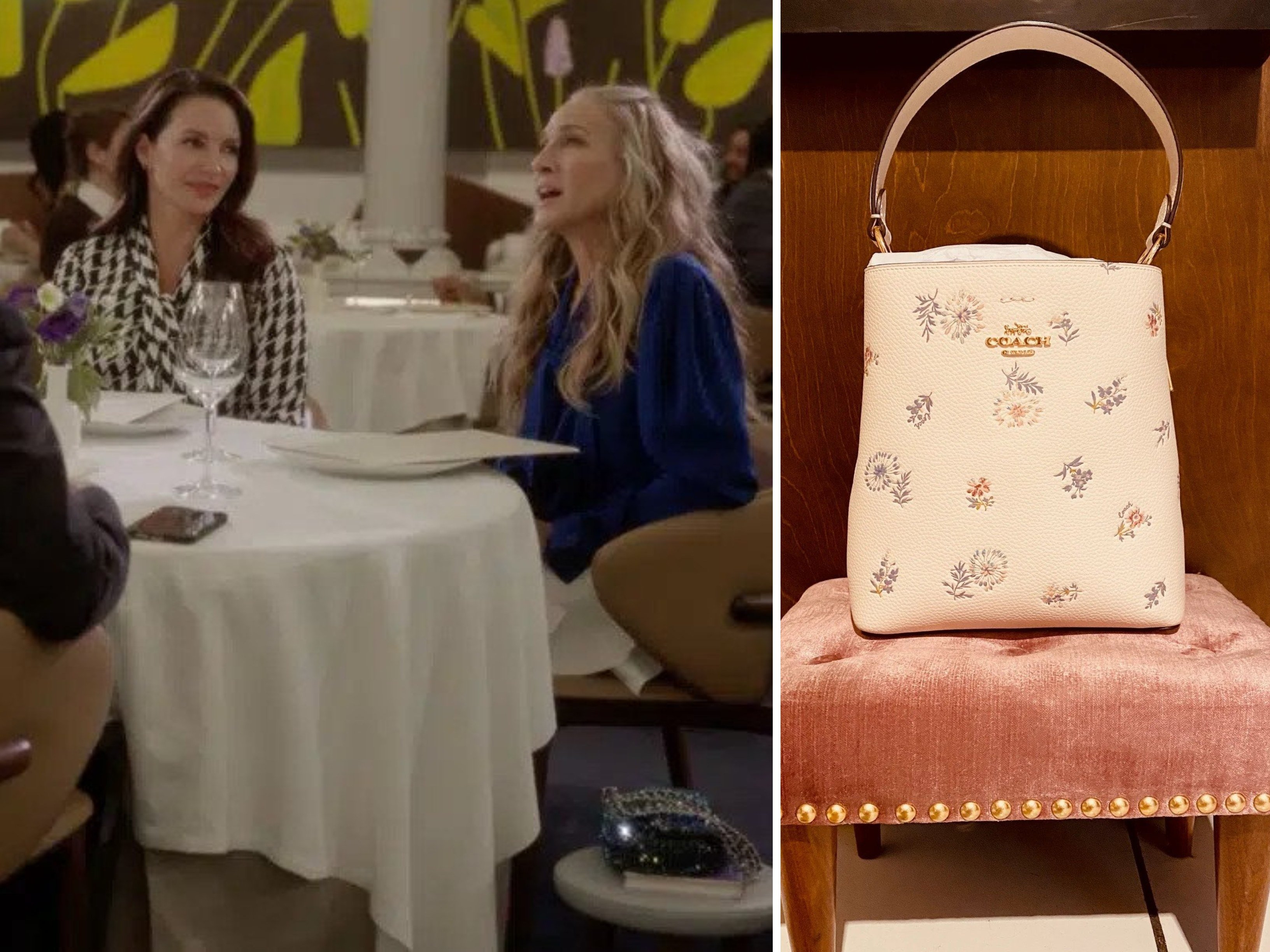 As more people carry fancy bags, restaurants are also adding purse stools as amenities to prevent their guests’ beloved properties from getting dirty on the floor. Photos: HBO; Stylnn