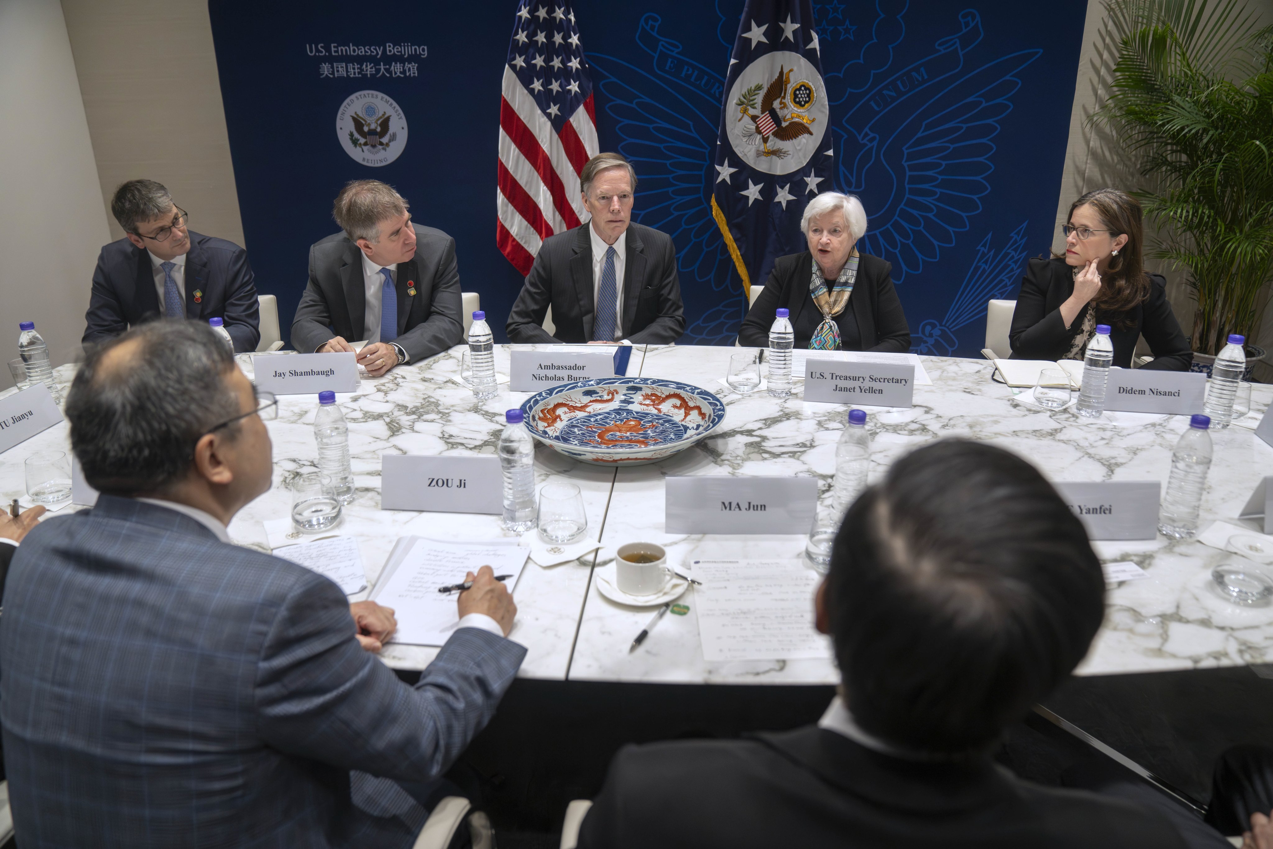 US Treasury Secretary Janet Yellen during a four-day visit to Beijing this month. Photo: EPA-EFE